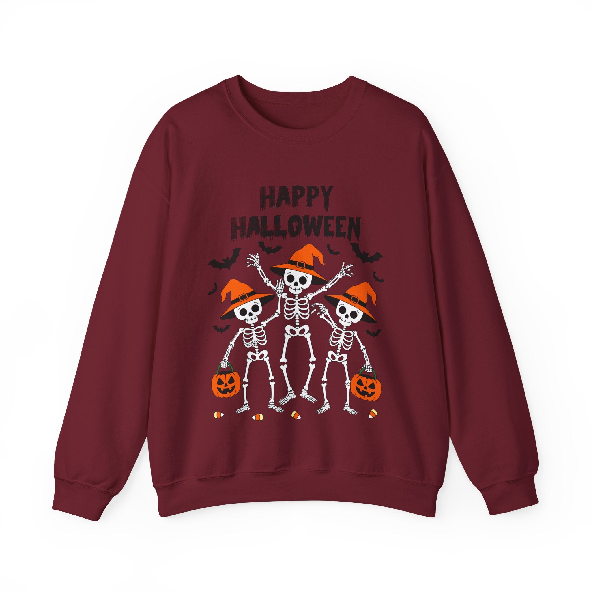 Halloween Sweatshirt - Cute Skeletons