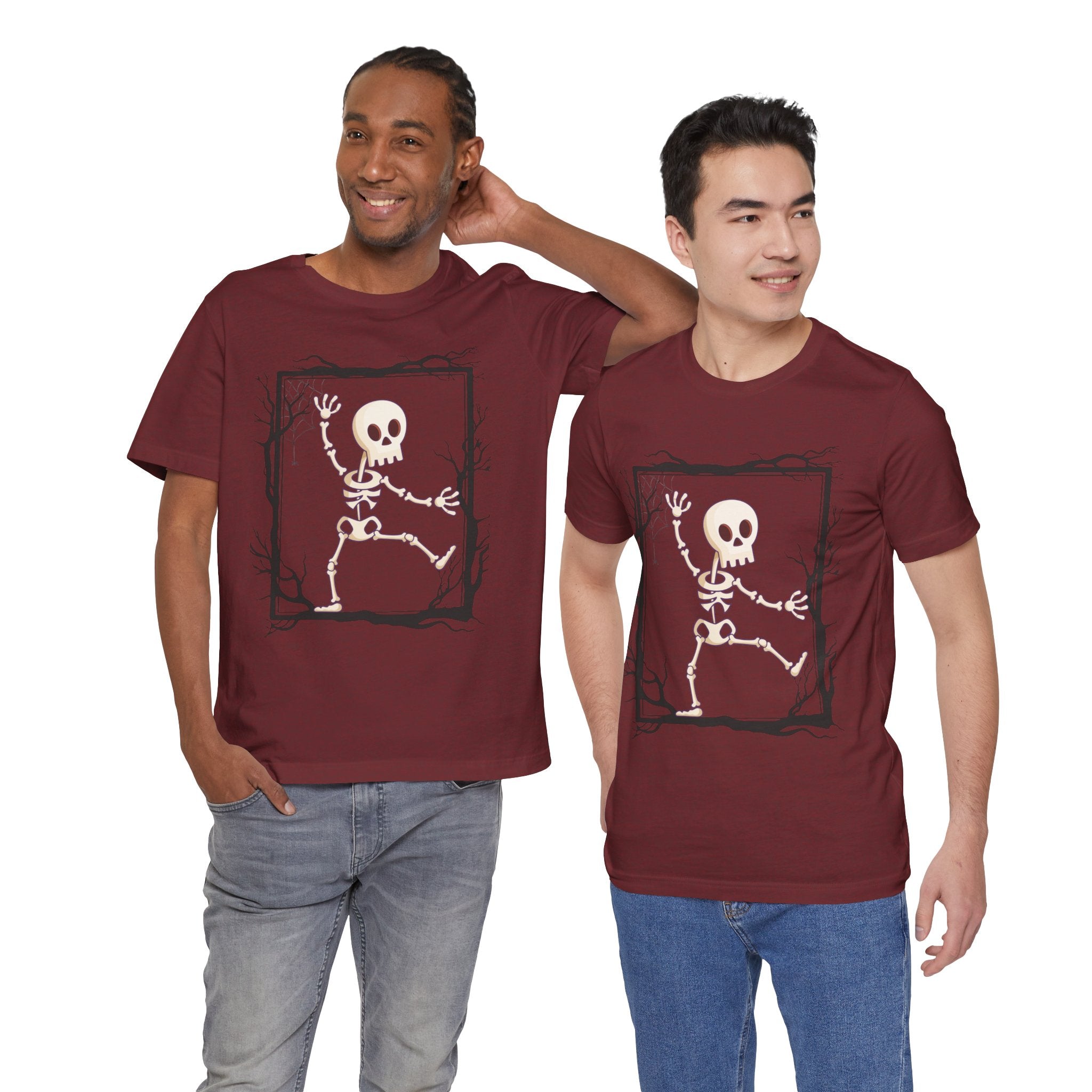 Halloween Skeleton Graphic T-Shirt