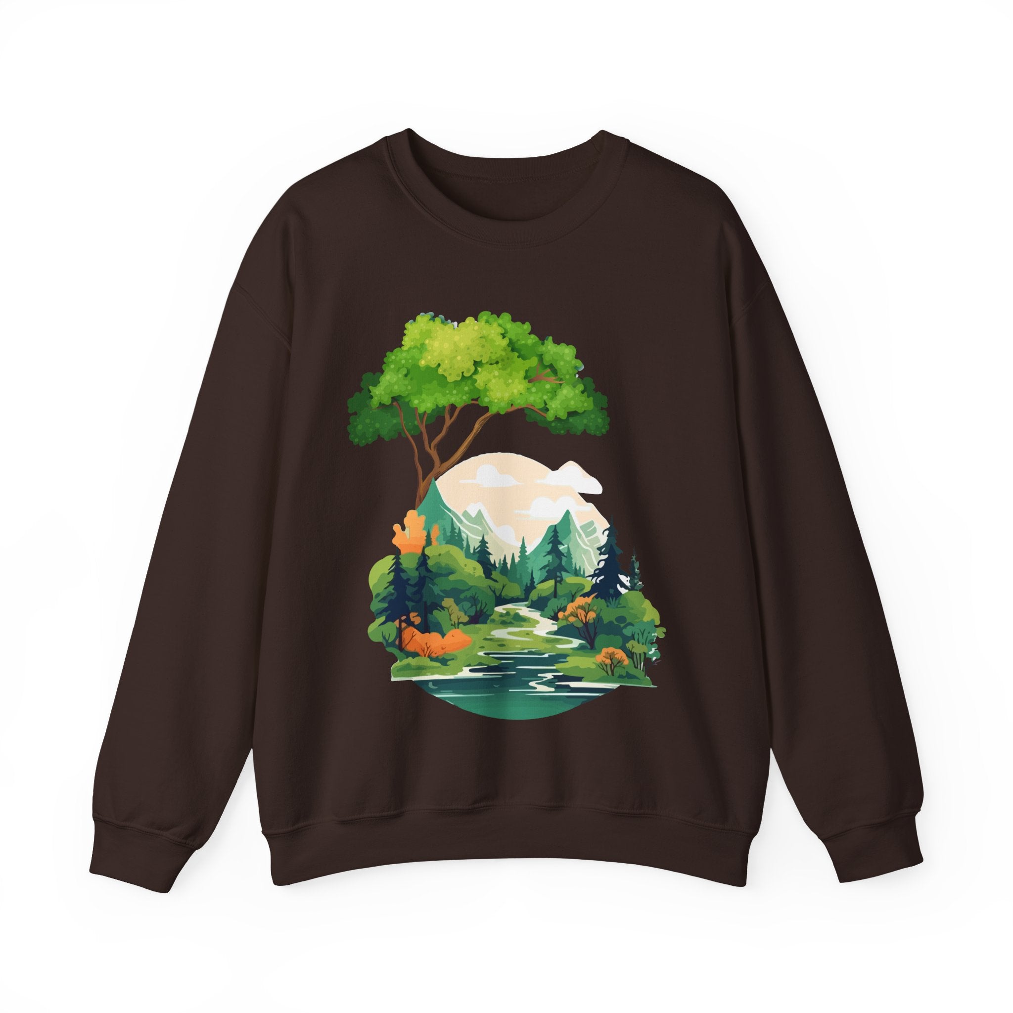 Peaceful Forest Stream Sweatshirt