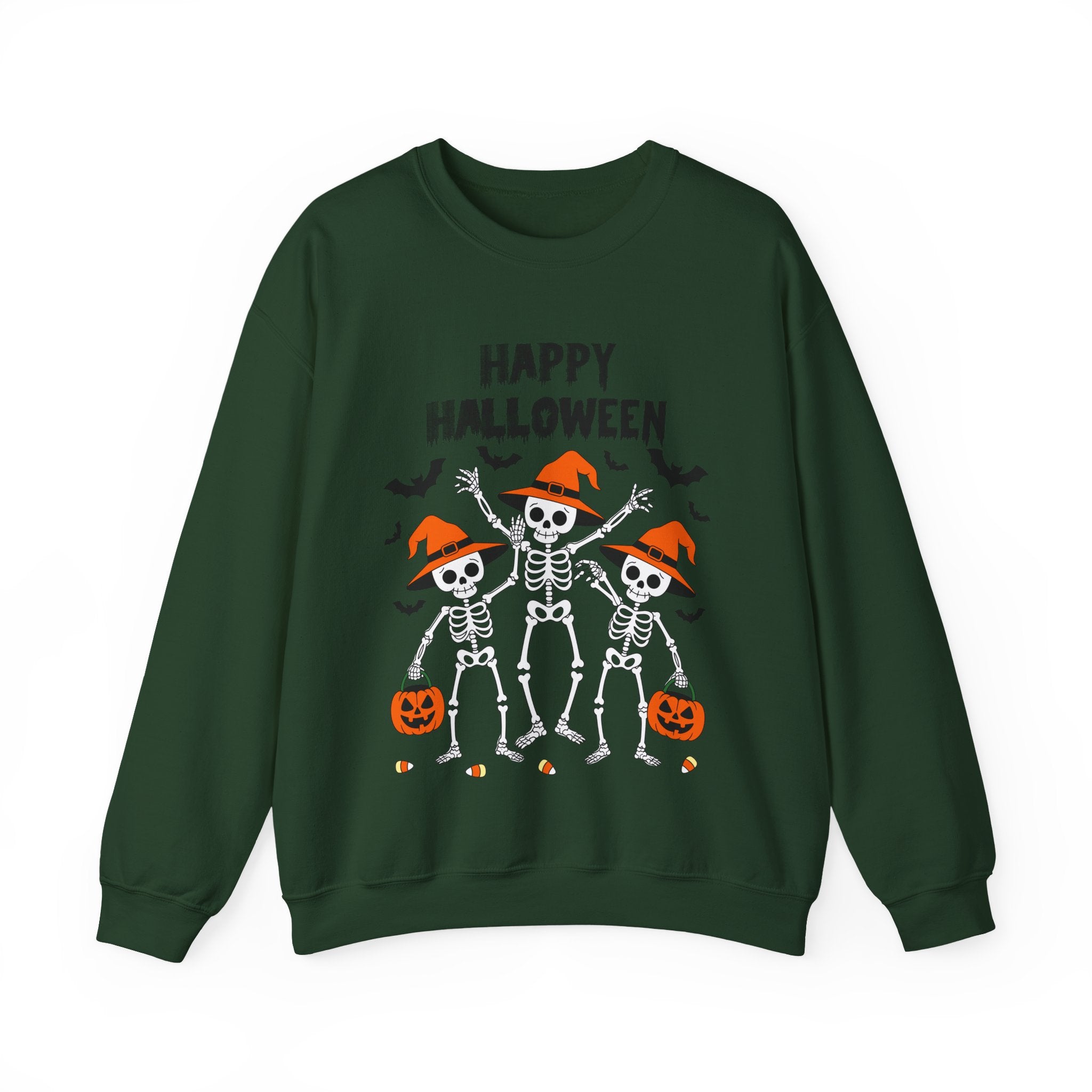 Halloween Sweatshirt - Cute Skeletons