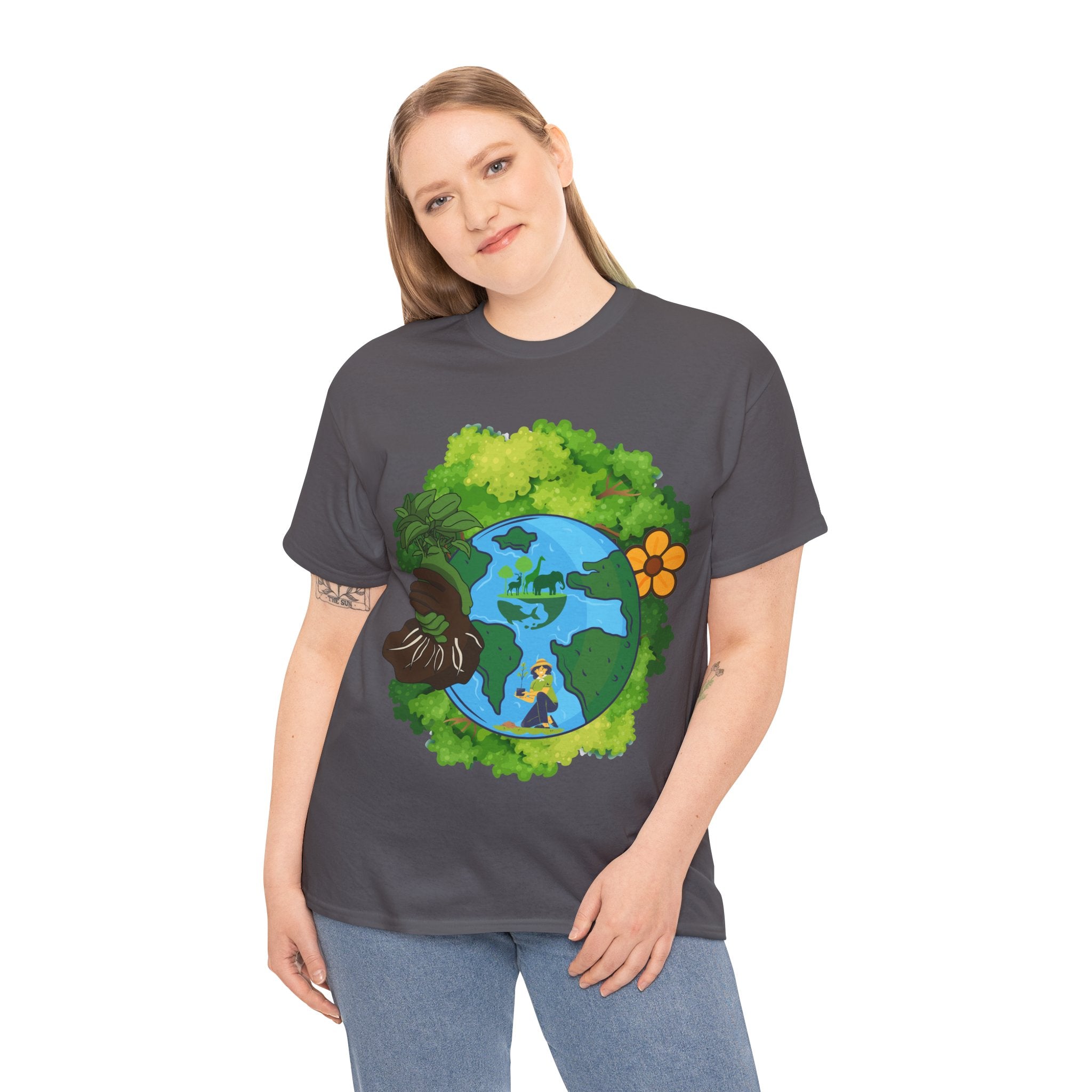 “Earth Roots” T-shirt – Grow with the Planet