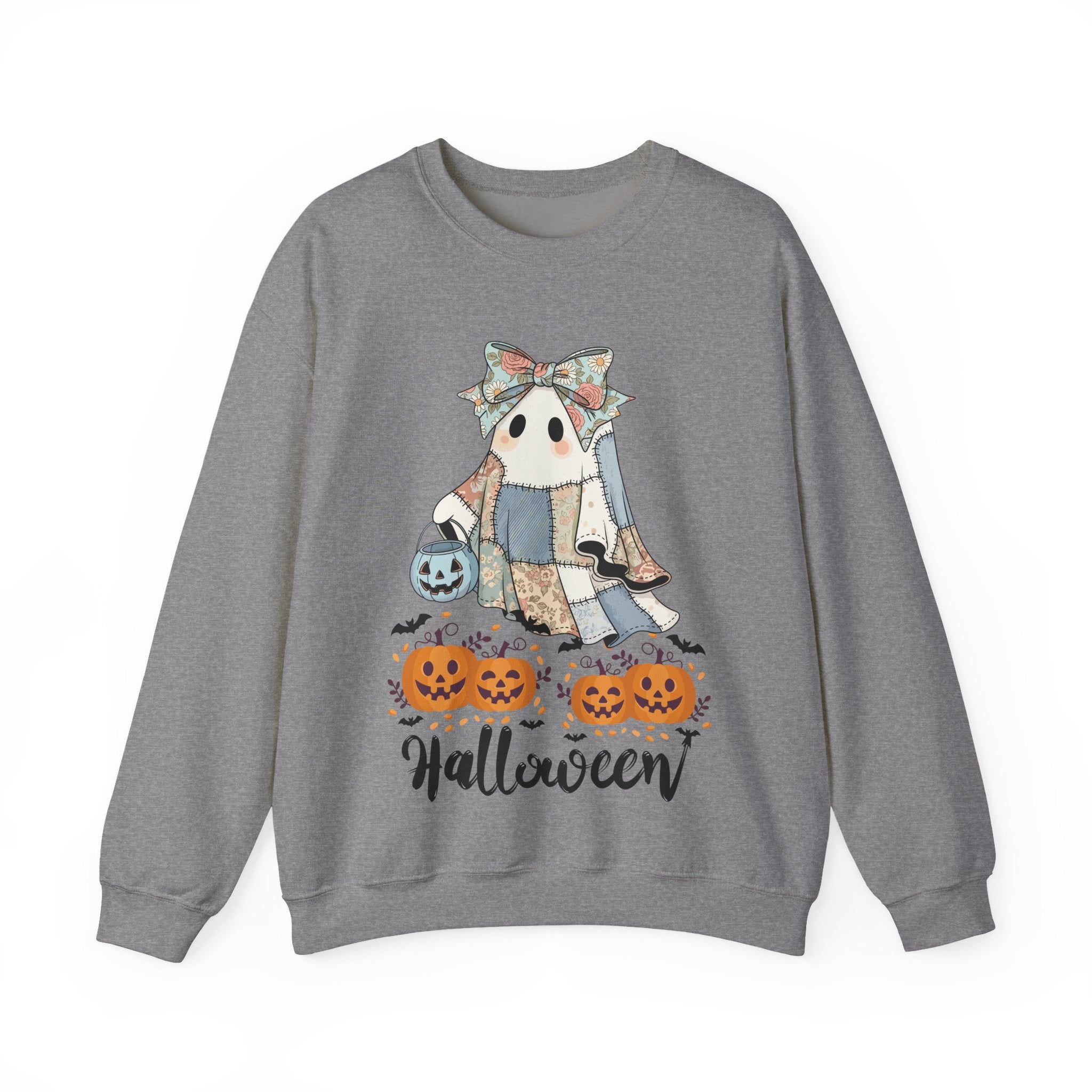 Halloween Ghost & Pumpkins Sweatshirt