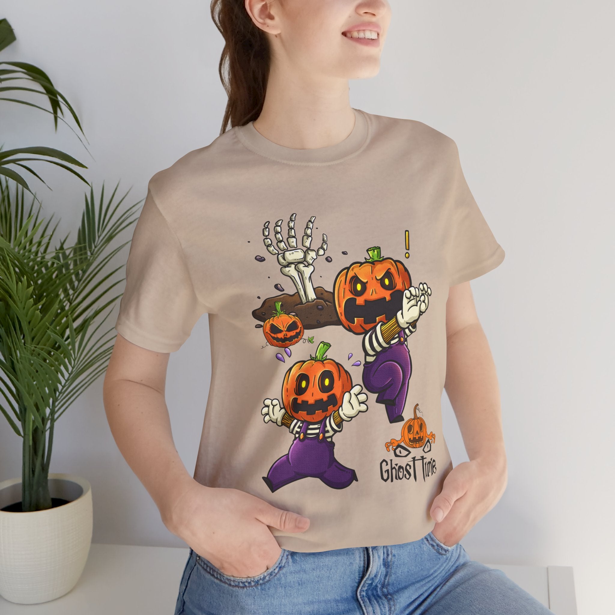 Spooky Pumpkin Graphic T-Shirt