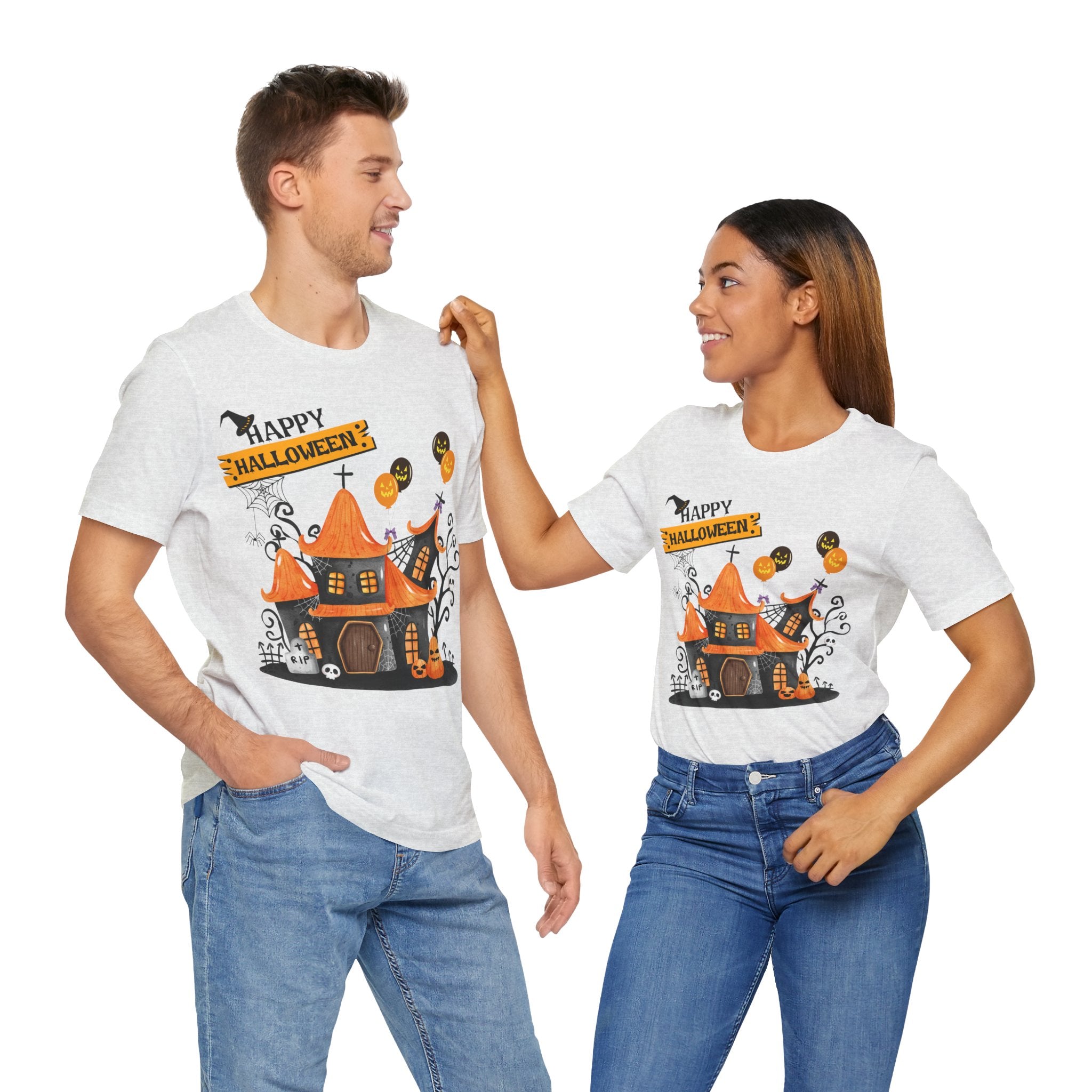 Halloween Haunted House - Unisex T-Shirt