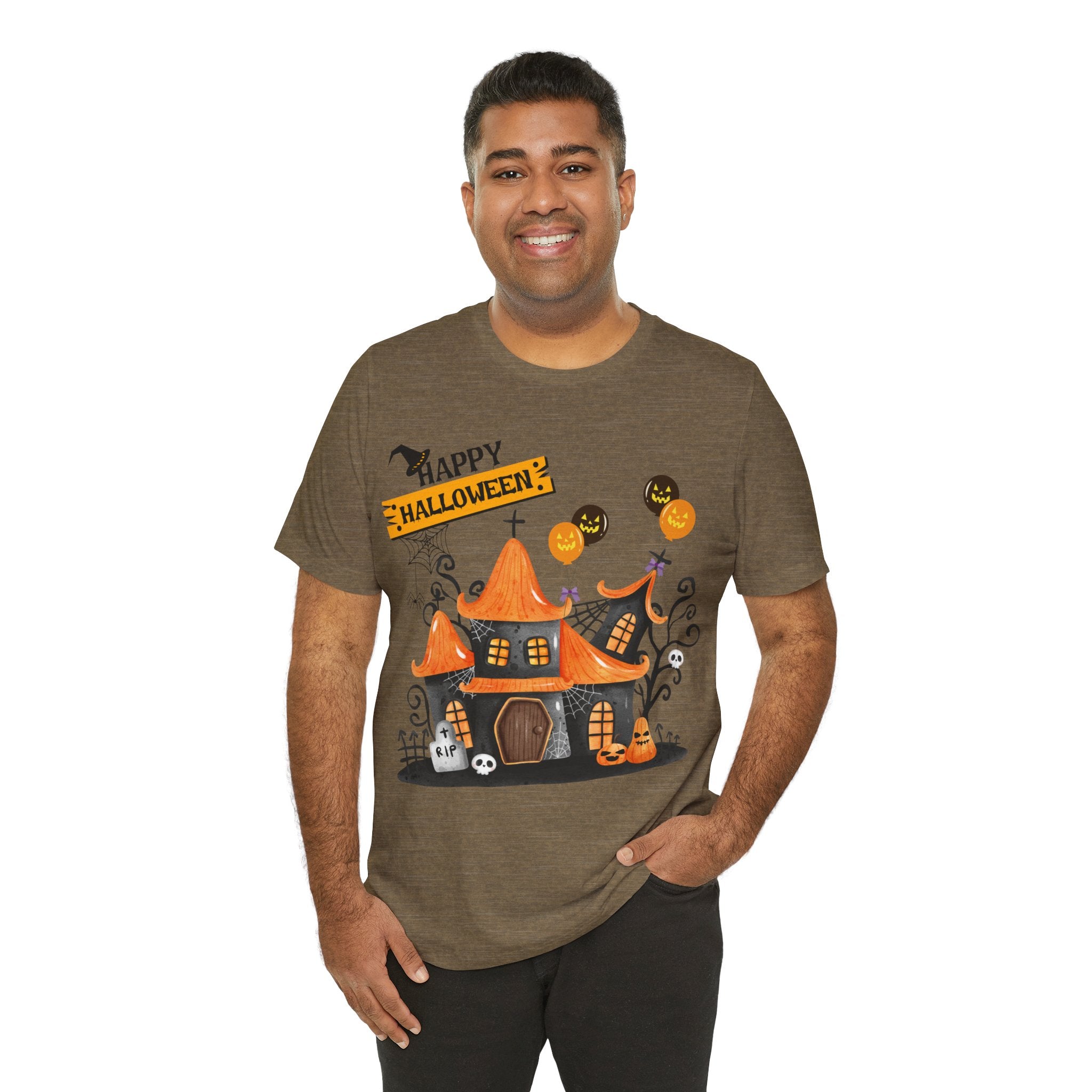 Halloween Haunted House - Unisex T-Shirt