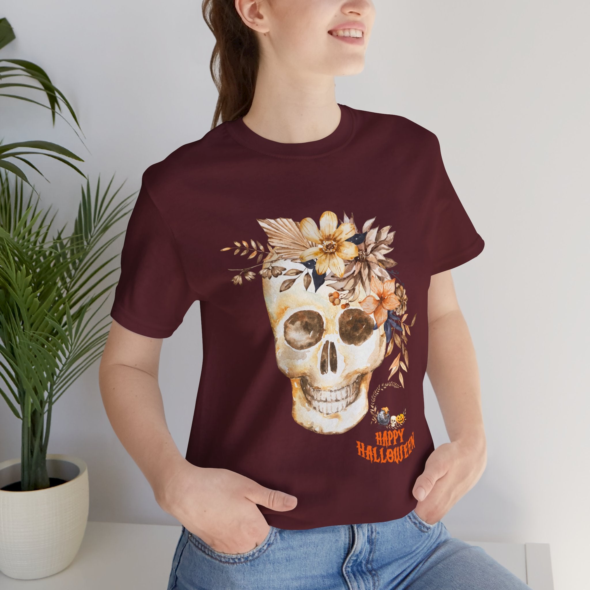 Happy Halloween Skull T-Shirt