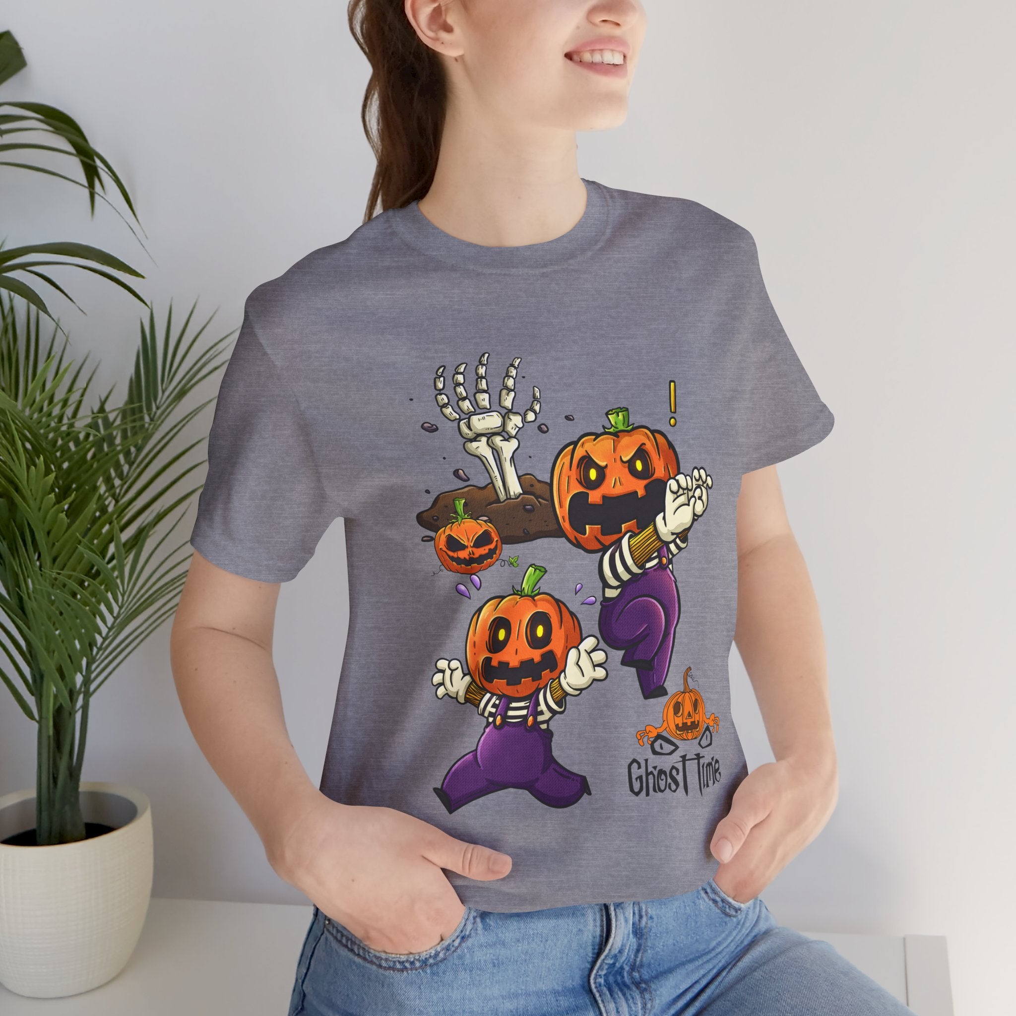 Spooky Pumpkin Graphic T-Shirt