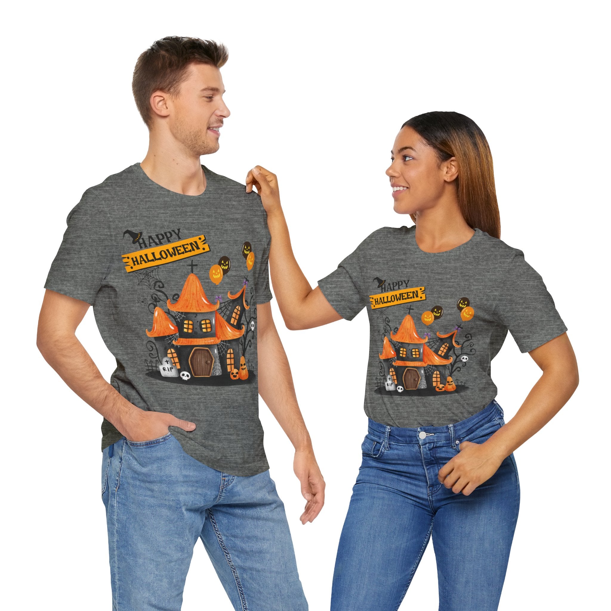 Halloween Haunted House - Unisex T-Shirt