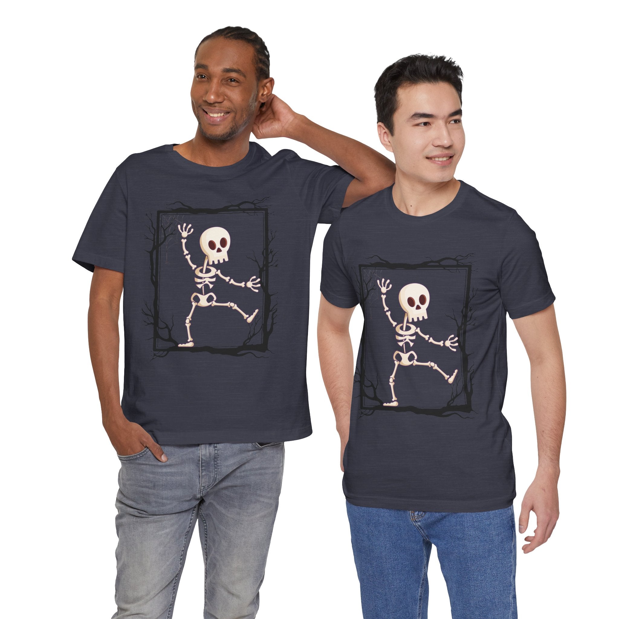 Halloween Skeleton Graphic T-Shirt