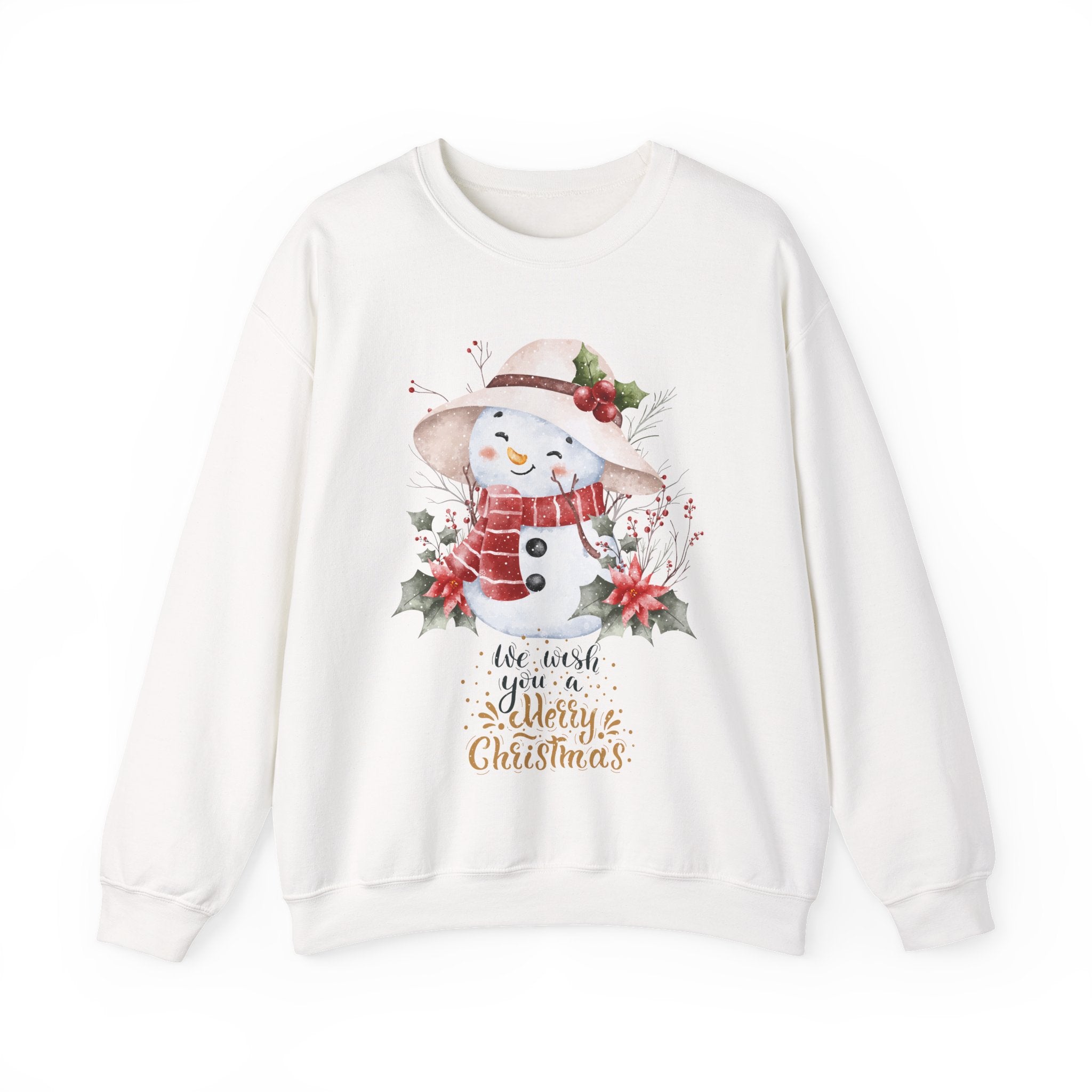 Merry Christmas Snowman Sweatshirt