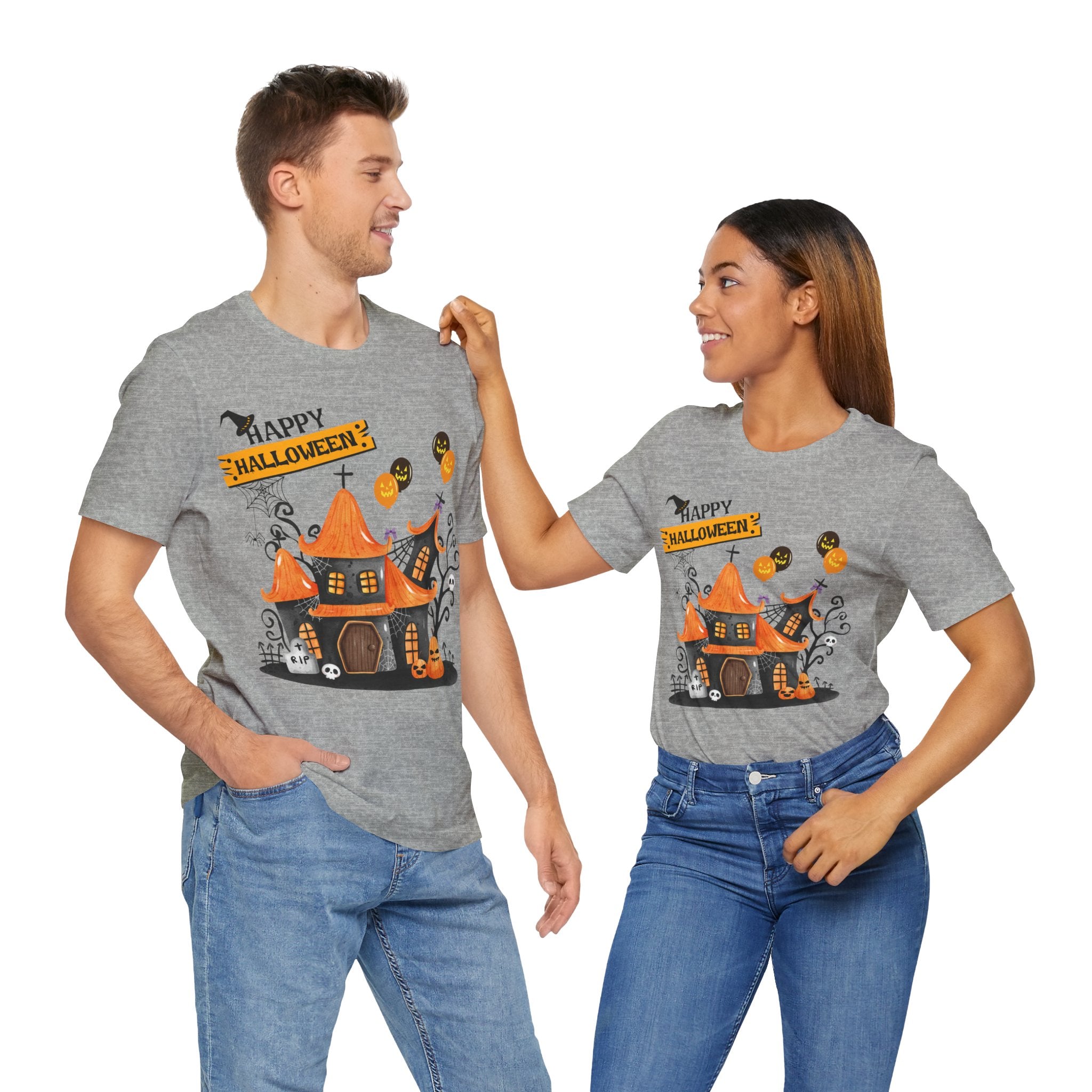 Halloween Haunted House - Unisex T-Shirt