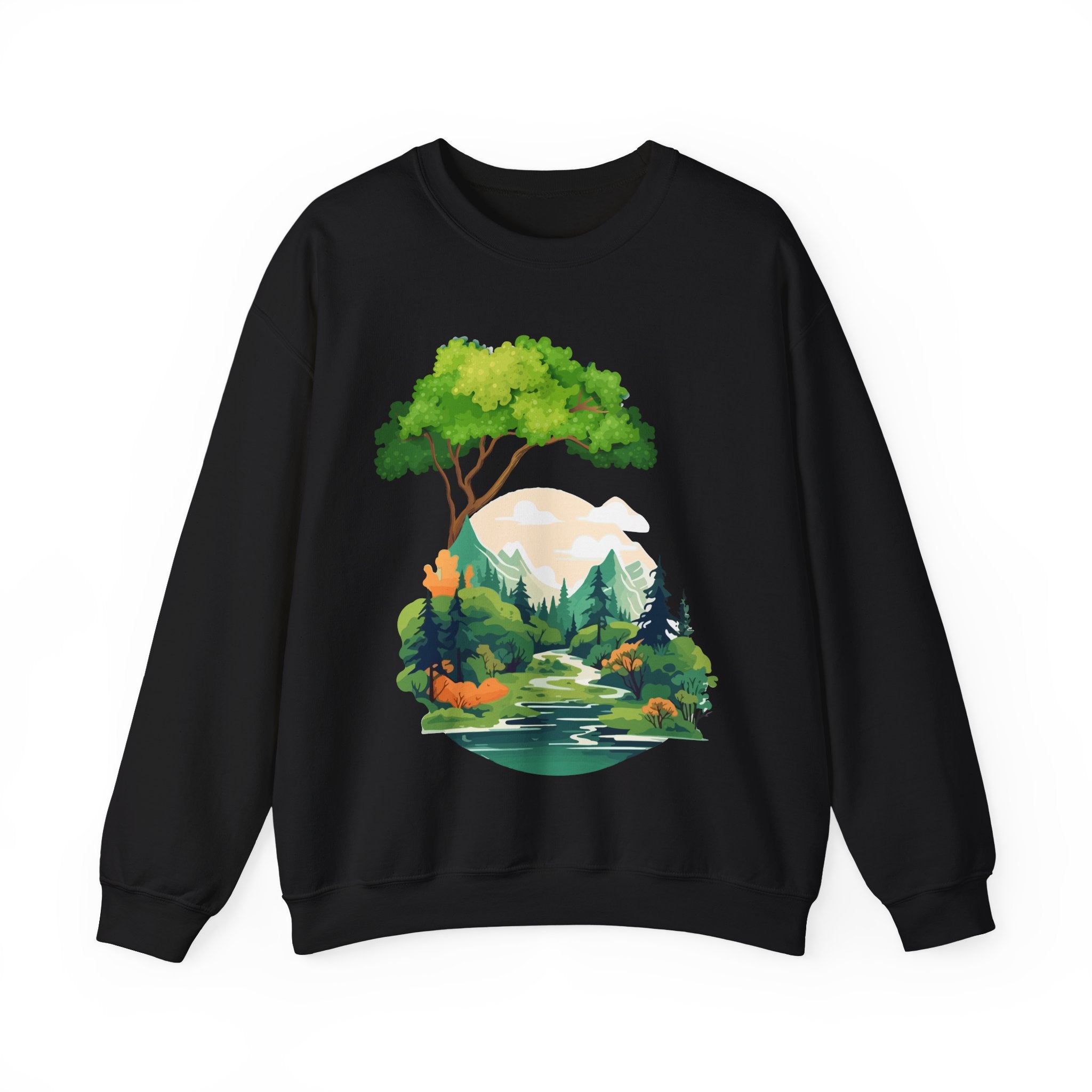 Peaceful Forest Stream Sweatshirt