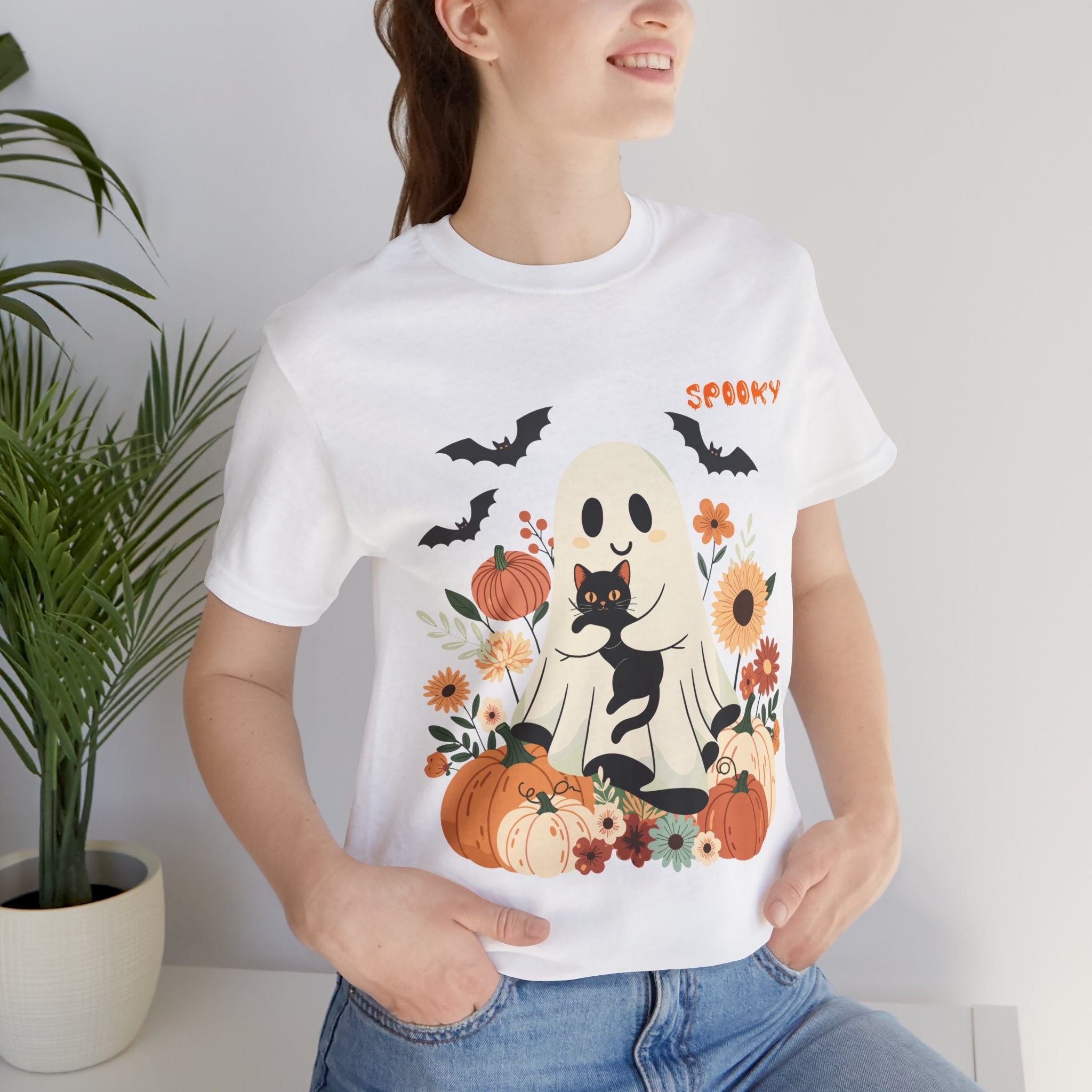Halloween T-shirt - Cute Ghost