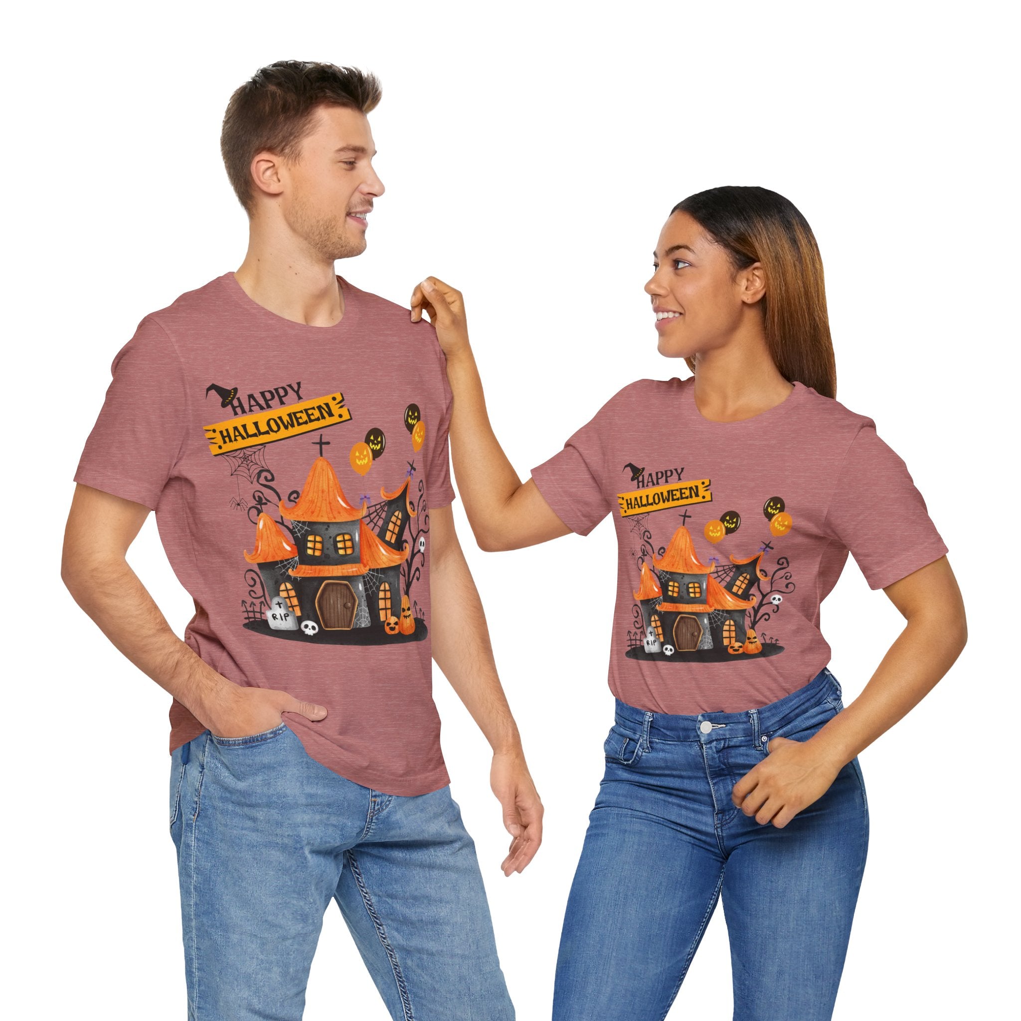 Halloween Haunted House - Unisex T-Shirt