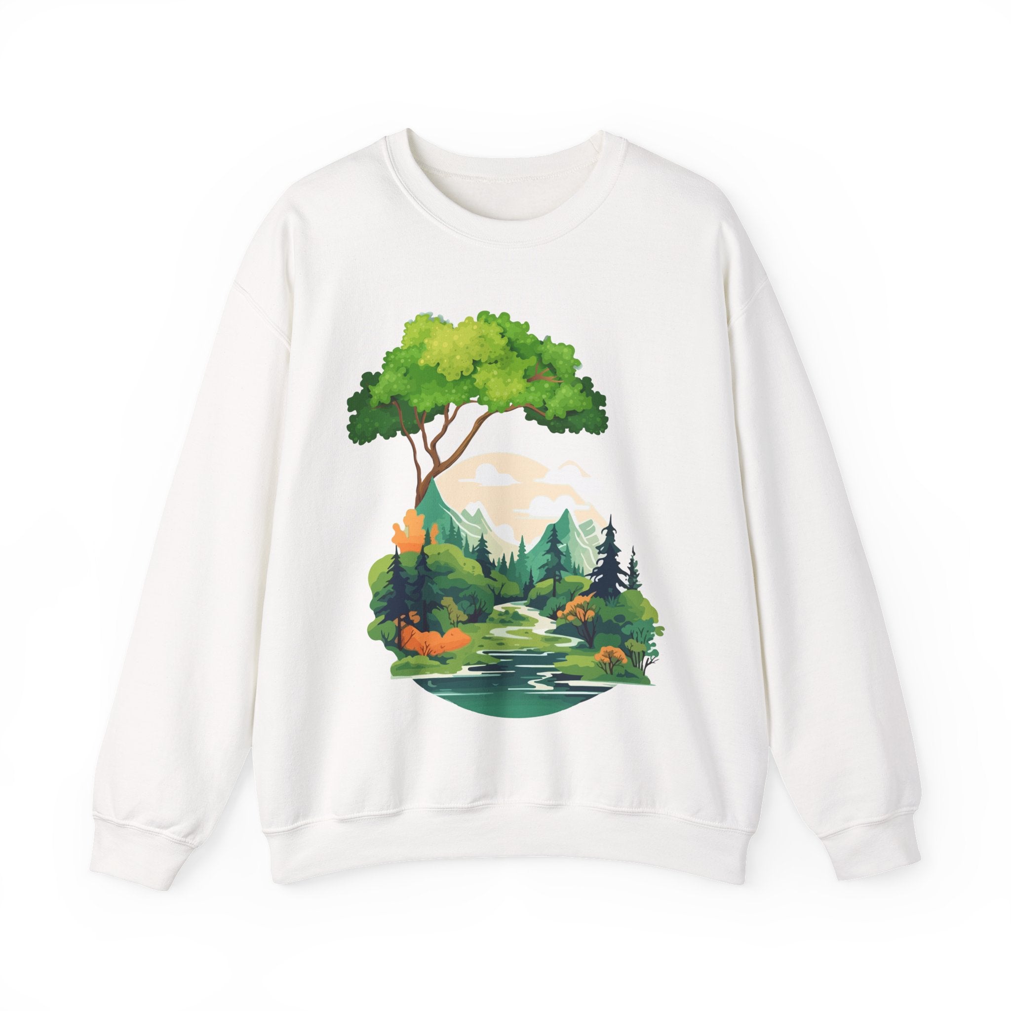 Peaceful Forest Stream Sweatshirt