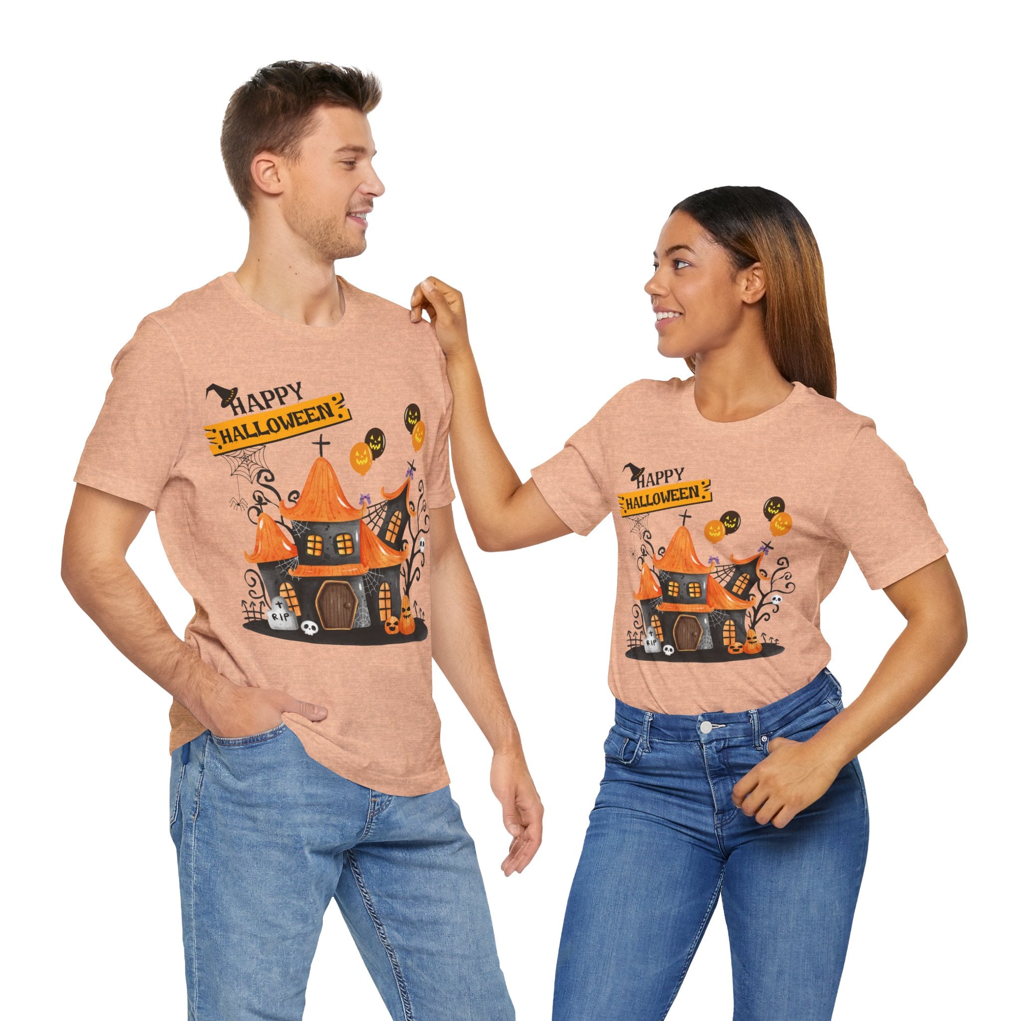 Halloween Haunted House - Unisex T-Shirt