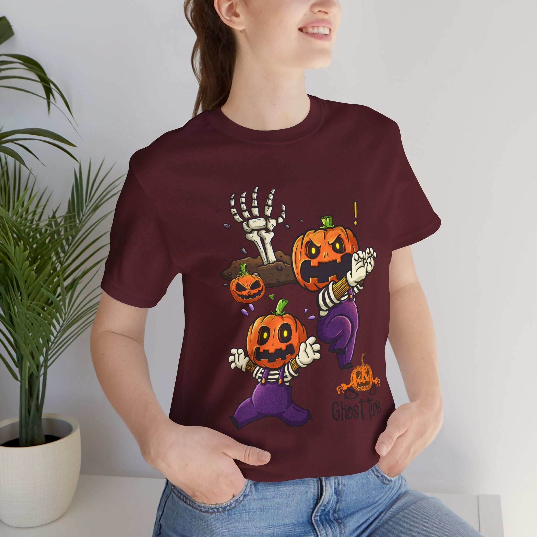 Spooky Pumpkin Graphic T-Shirt