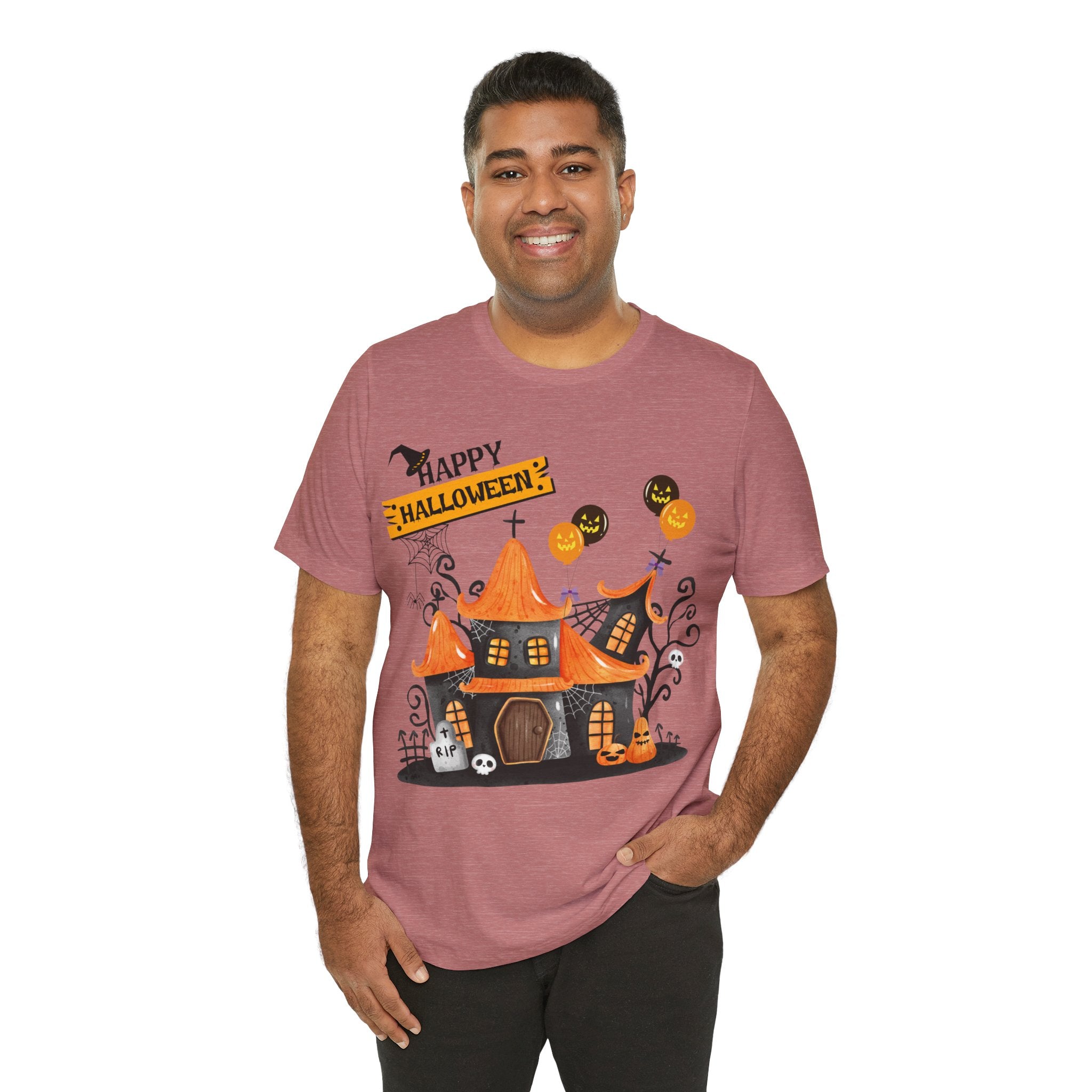 Halloween Haunted House - Unisex T-Shirt