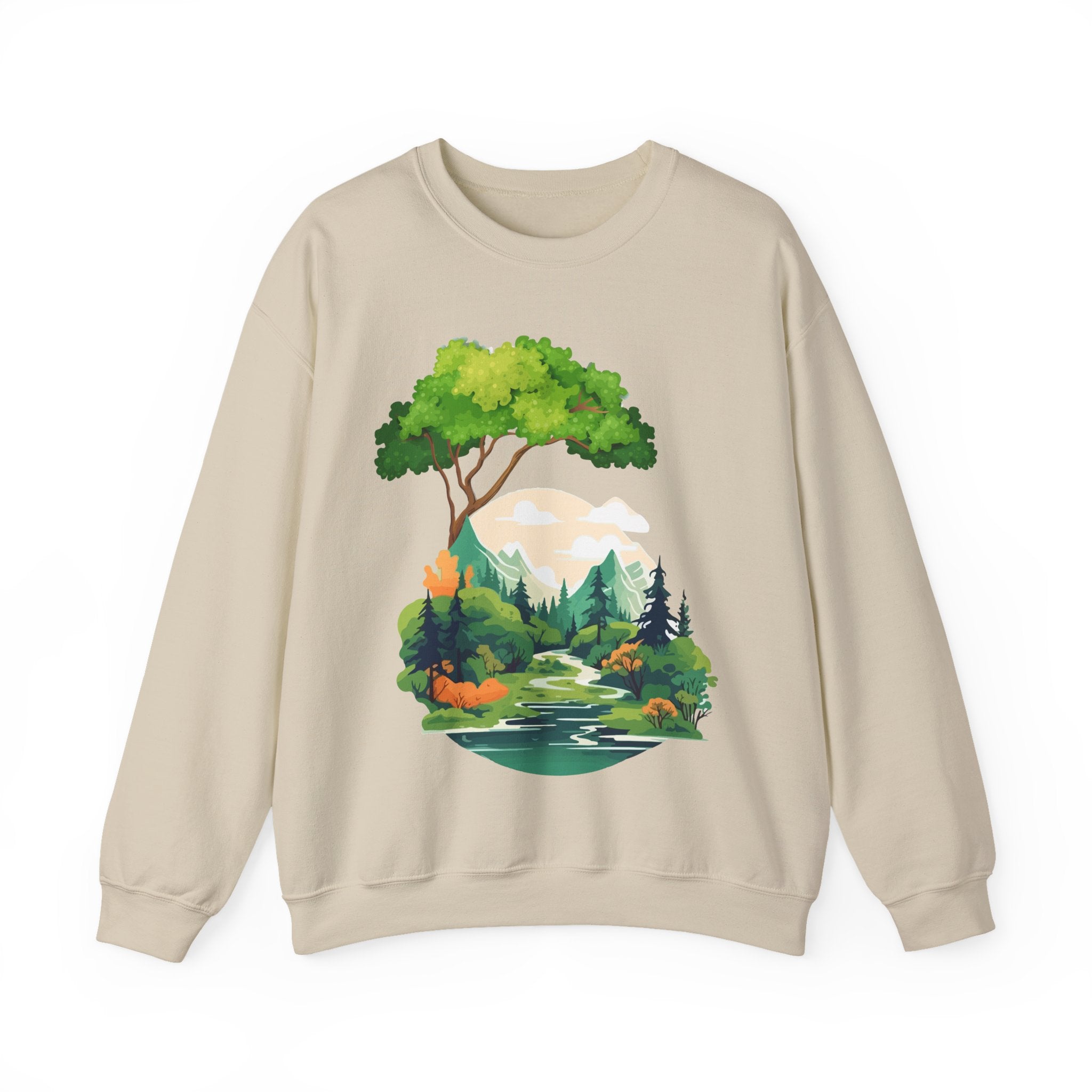 Peaceful Forest Stream Sweatshirt