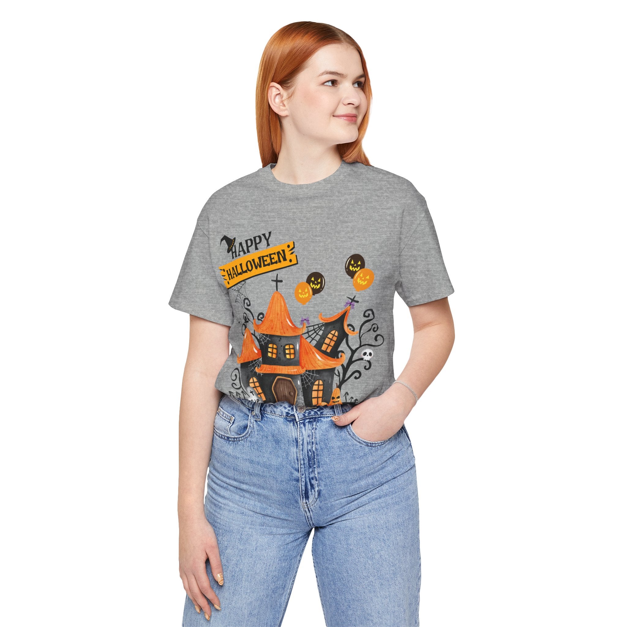 Halloween Haunted House - Unisex T-Shirt