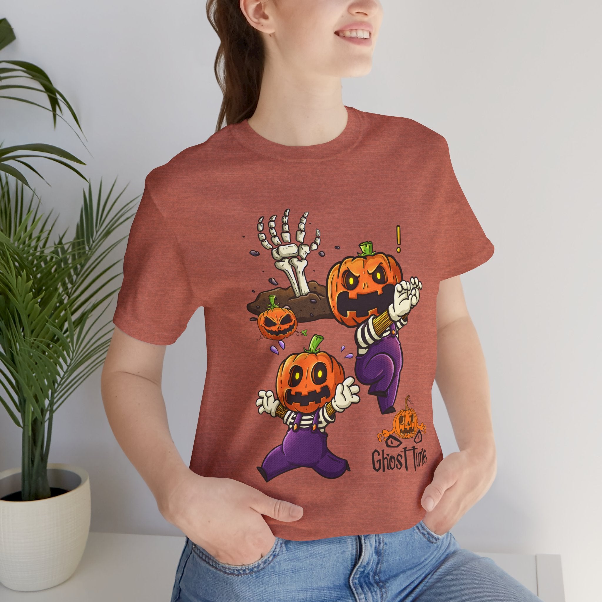 Spooky Pumpkin Graphic T-Shirt