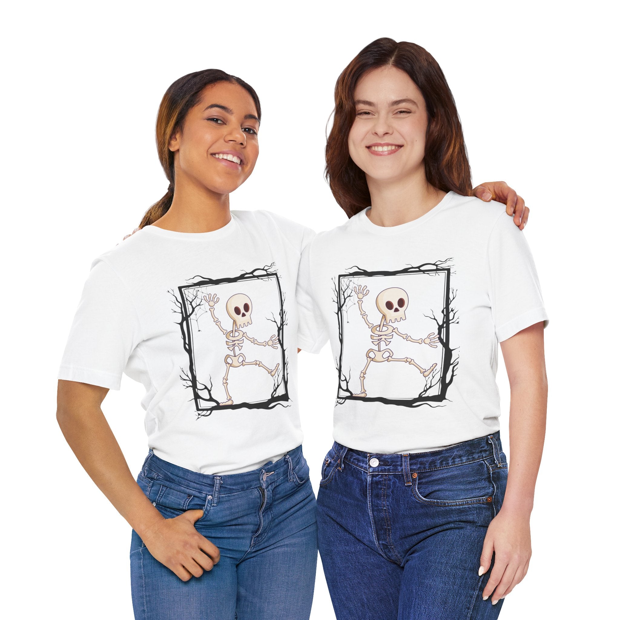 Halloween Skeleton Graphic T-Shirt