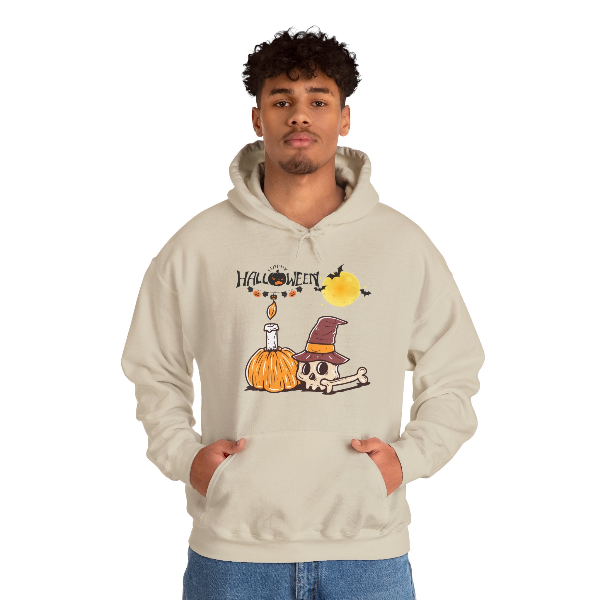 Halloween Skull Pumpkin - Unisex Hoodie
