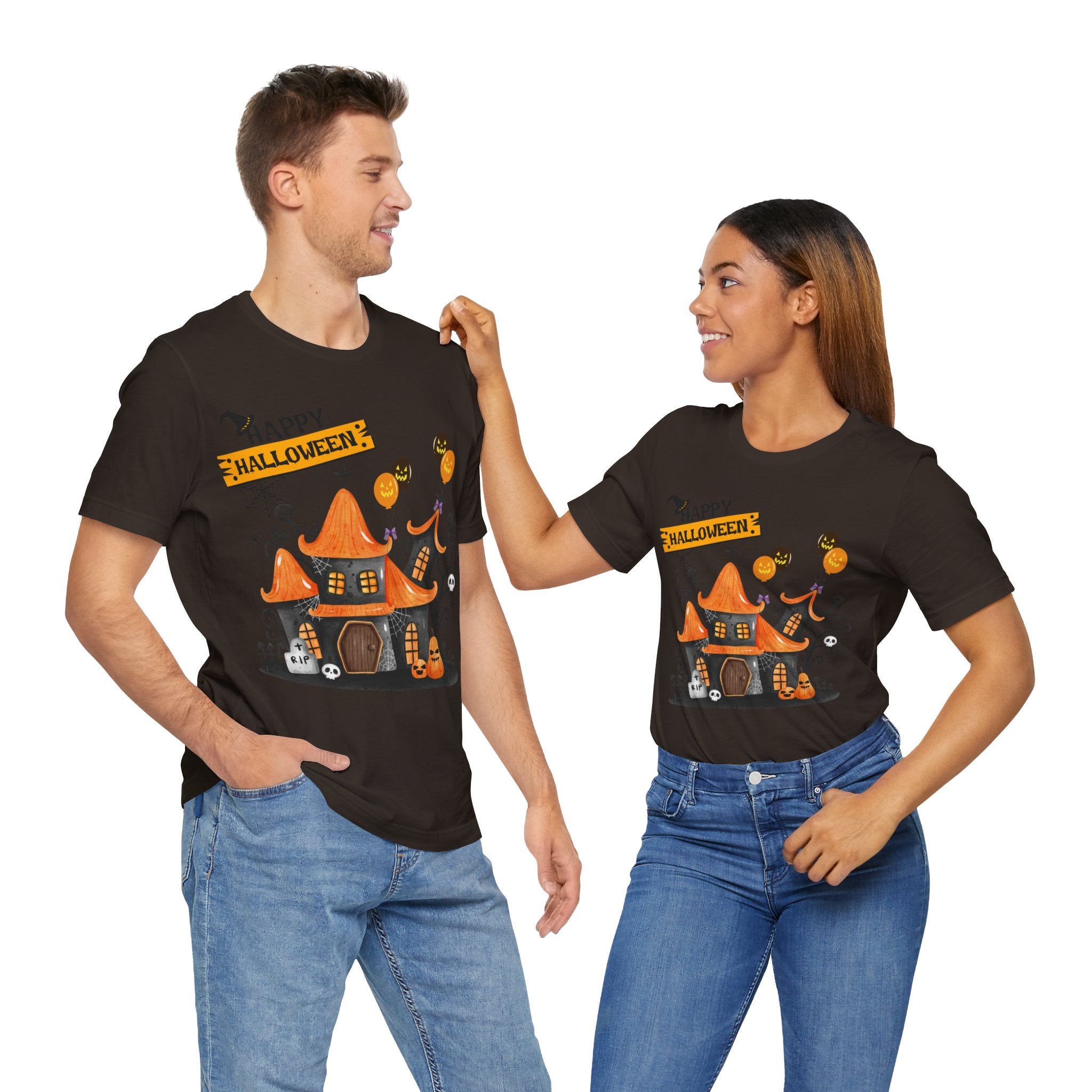 Halloween Haunted House - Unisex T-Shirt