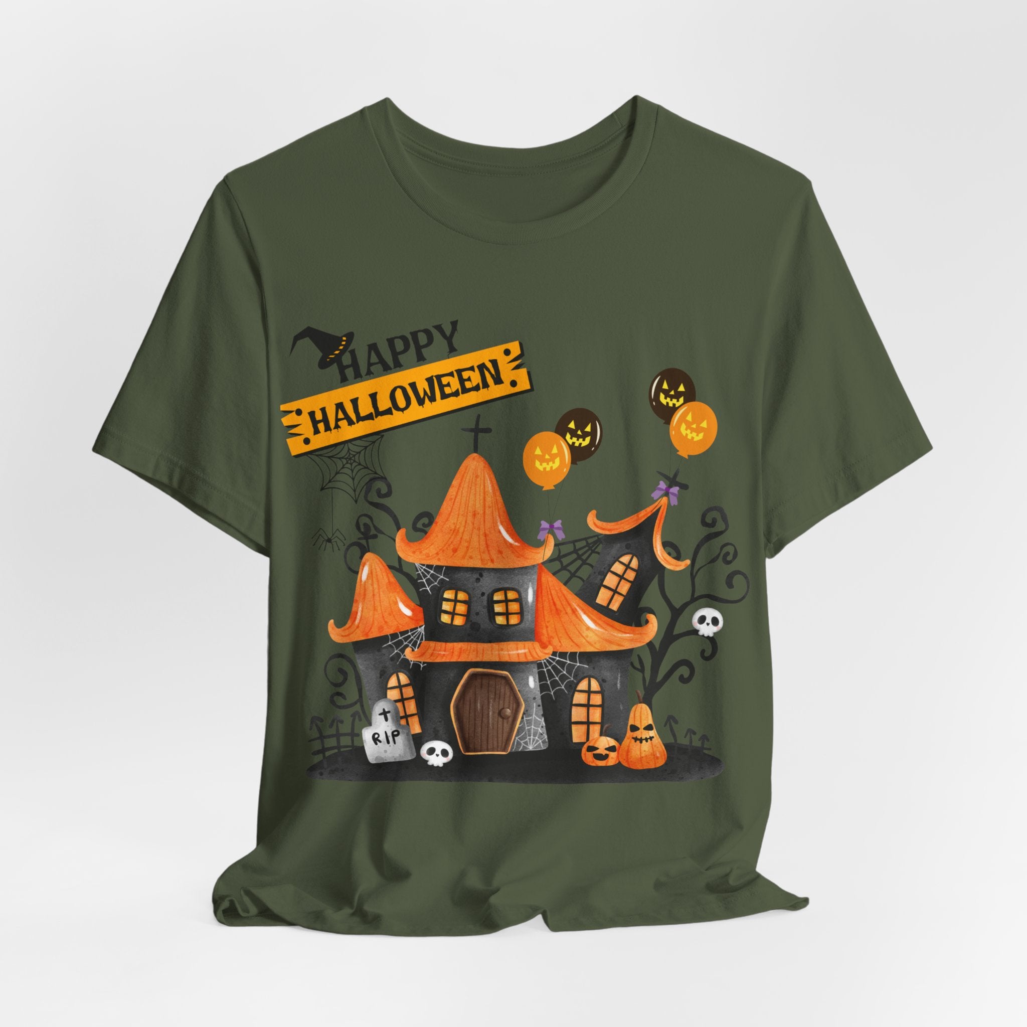 Halloween Haunted House - Unisex T-Shirt