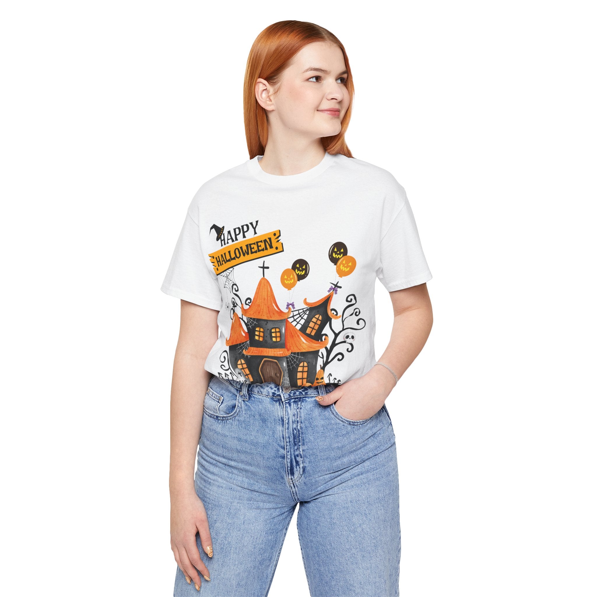Halloween Haunted House - Unisex T-Shirt