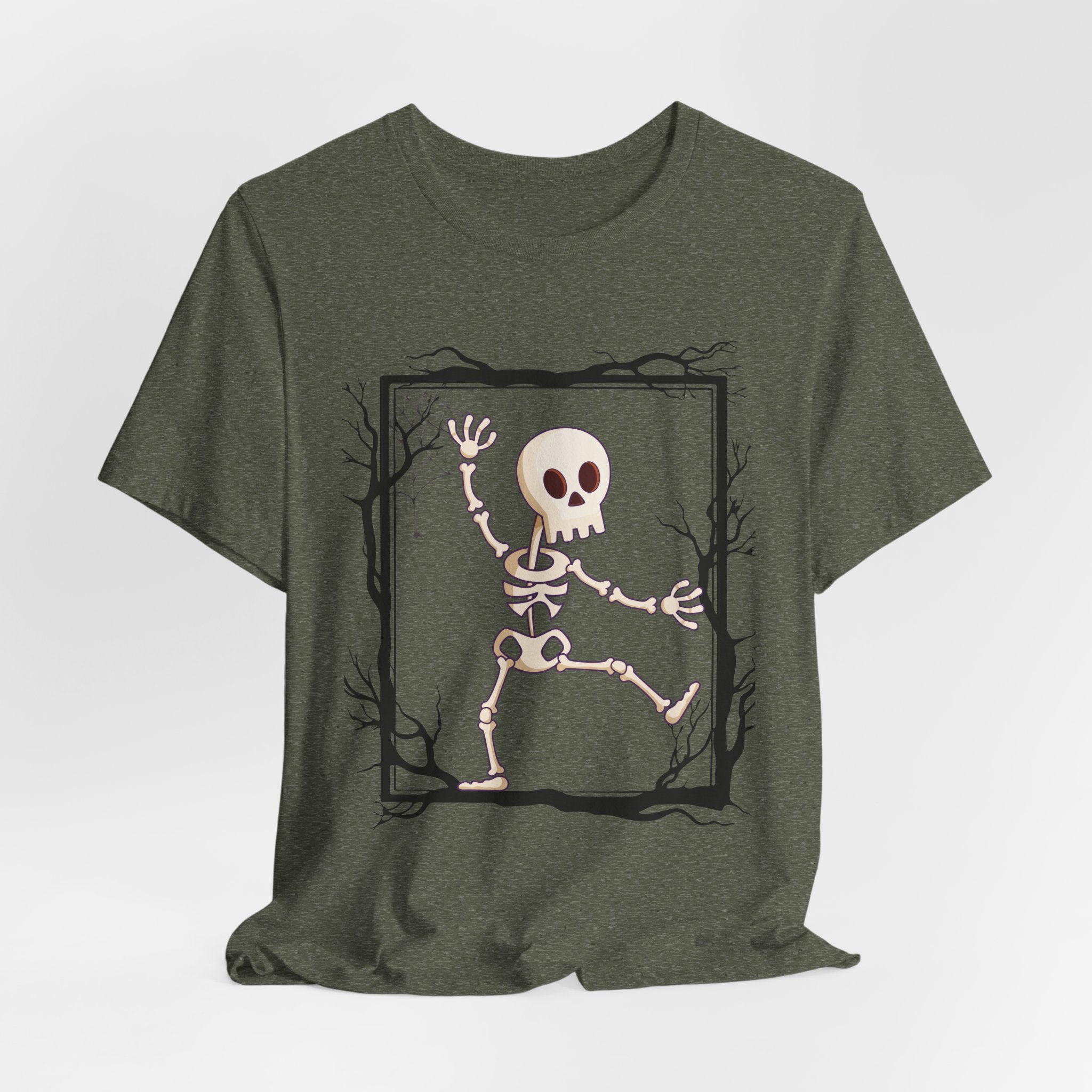 Halloween Skeleton Graphic T-Shirt
