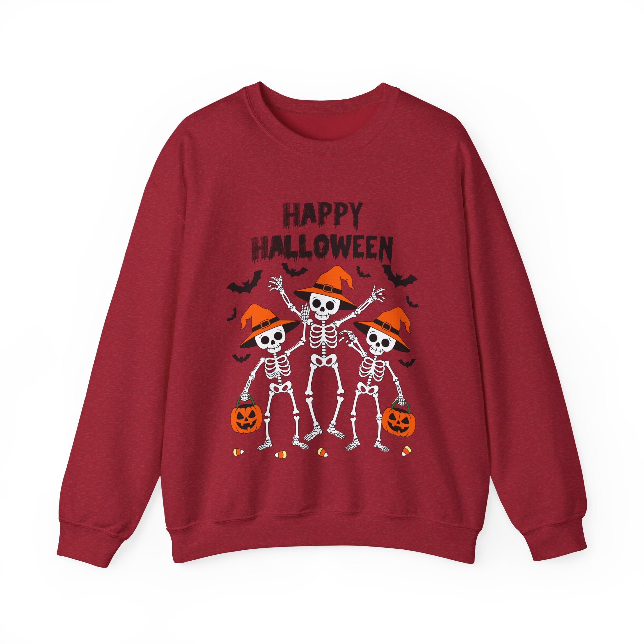 Halloween Sweatshirt - Cute Skeletons