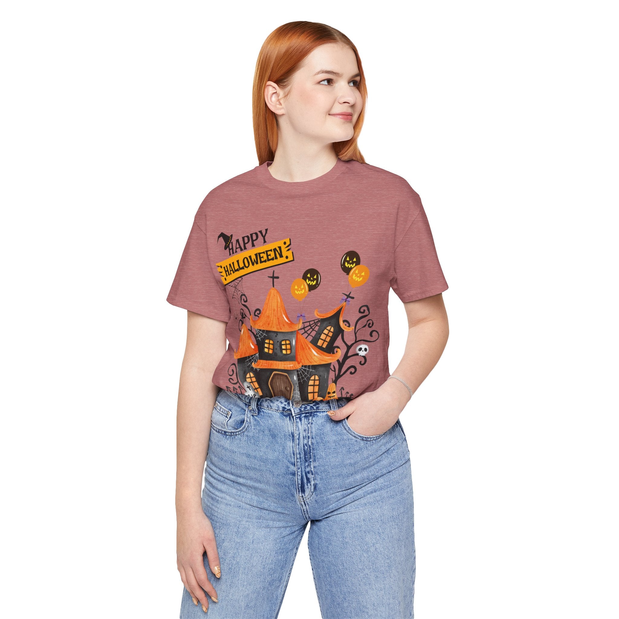 Halloween Haunted House - Unisex T-Shirt