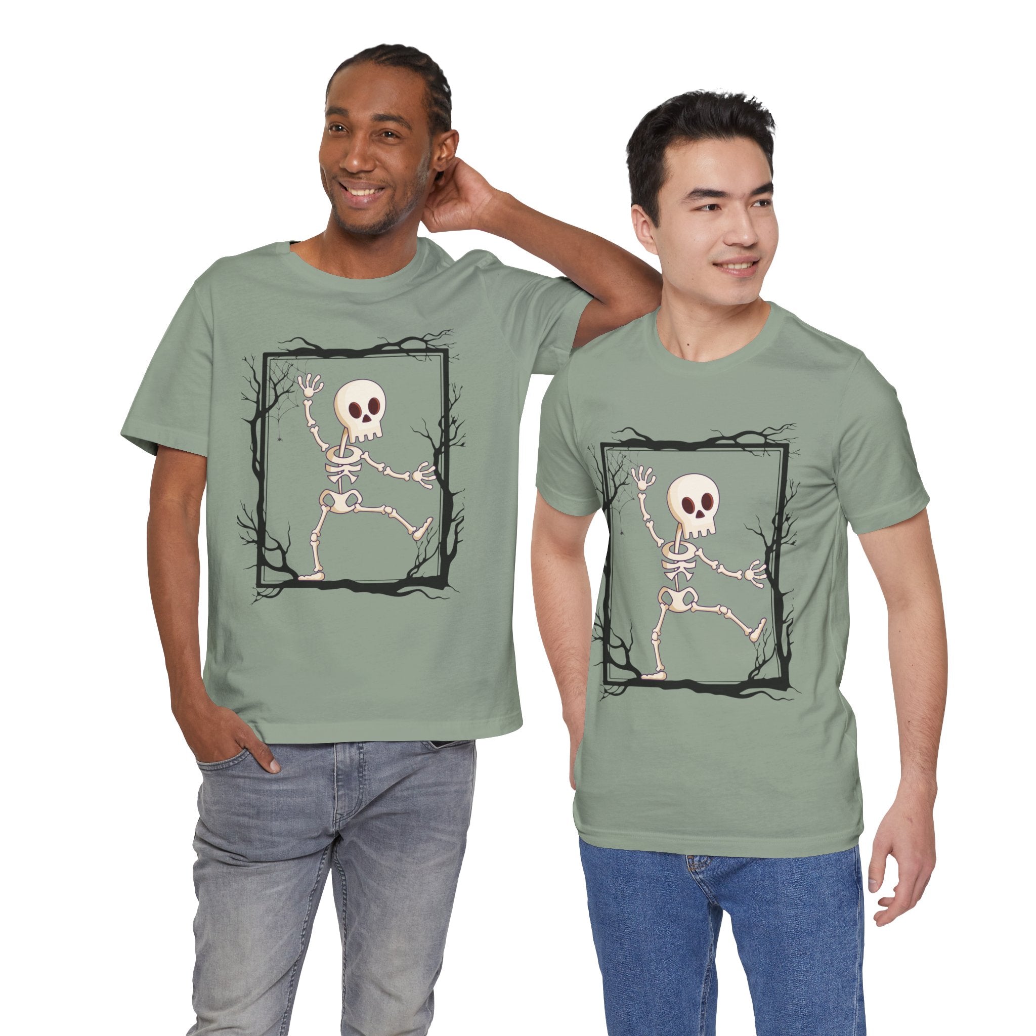 Halloween Skeleton Graphic T-Shirt