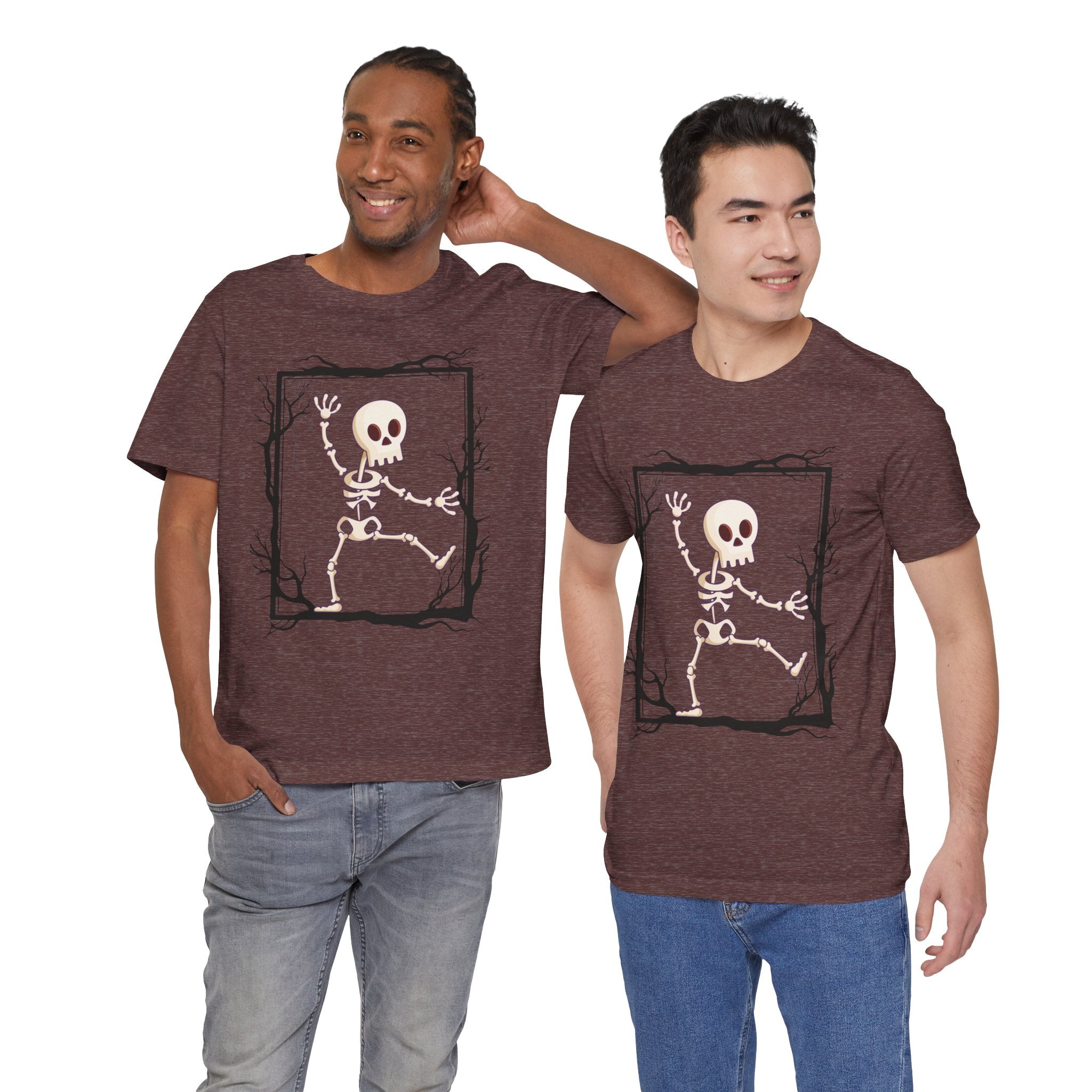Halloween Skeleton Graphic T-Shirt