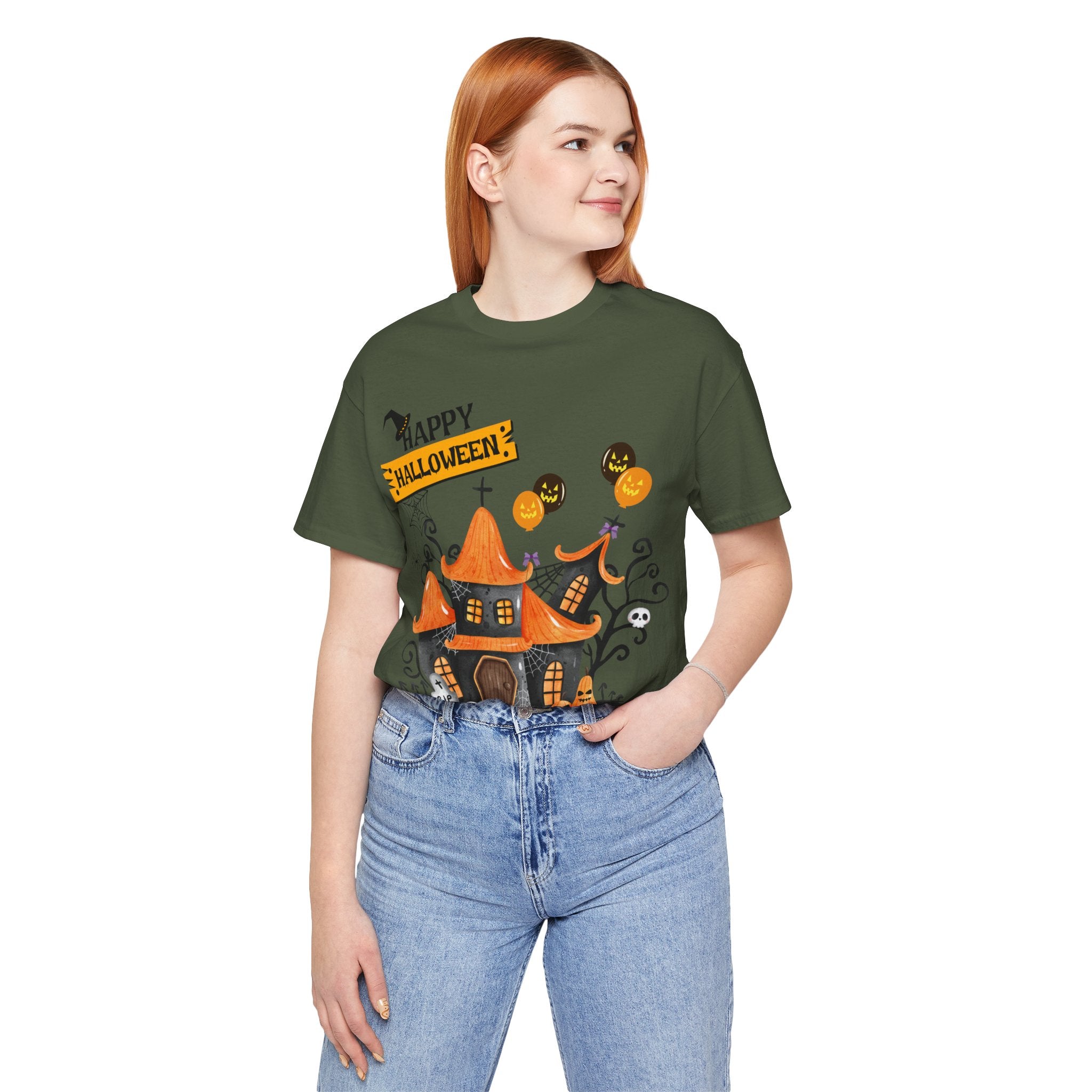 Halloween Haunted House - Unisex T-Shirt