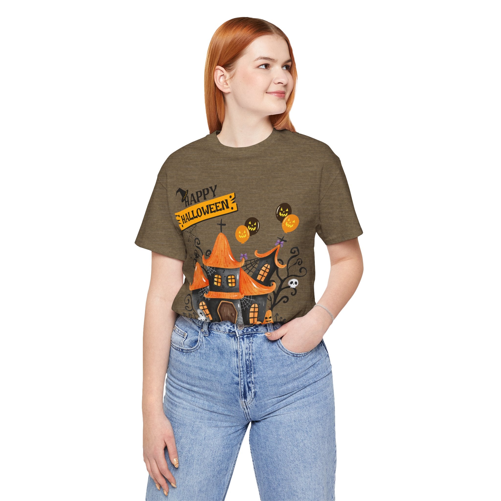 Halloween Haunted House - Unisex T-Shirt