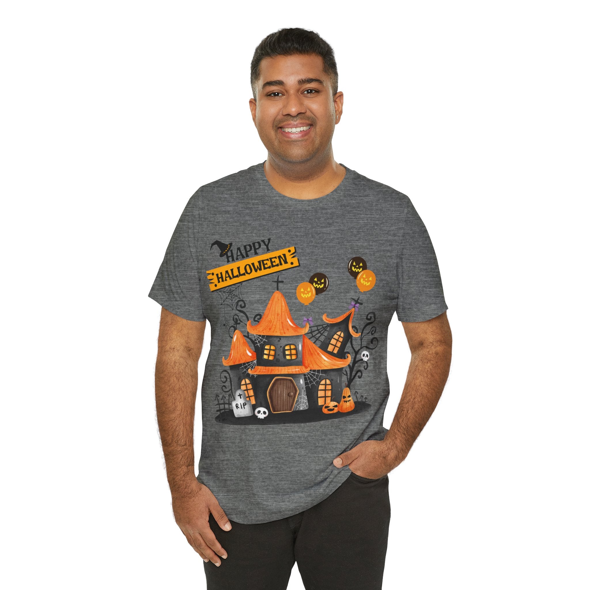 Halloween Haunted House - Unisex T-Shirt