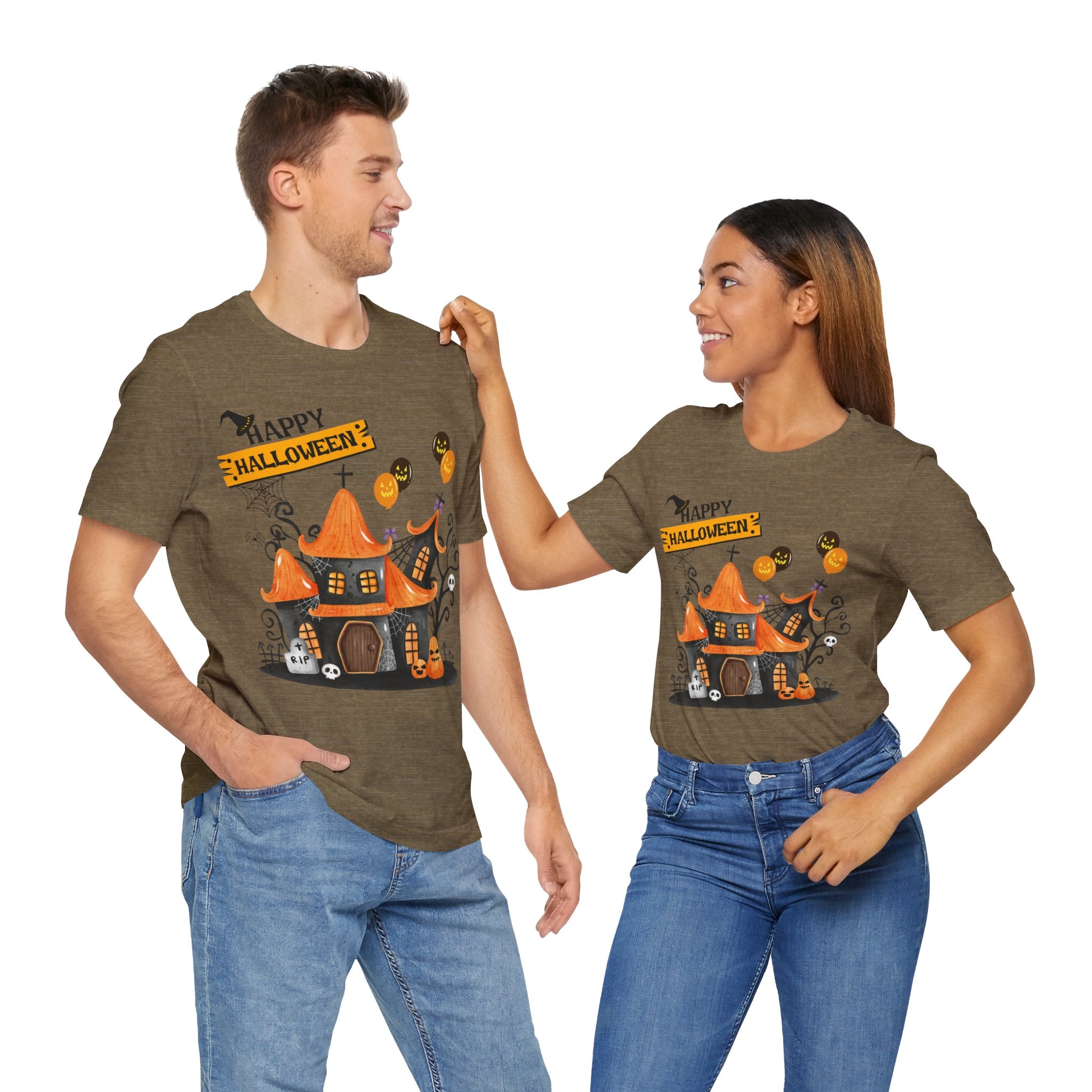 Halloween Haunted House - Unisex T-Shirt