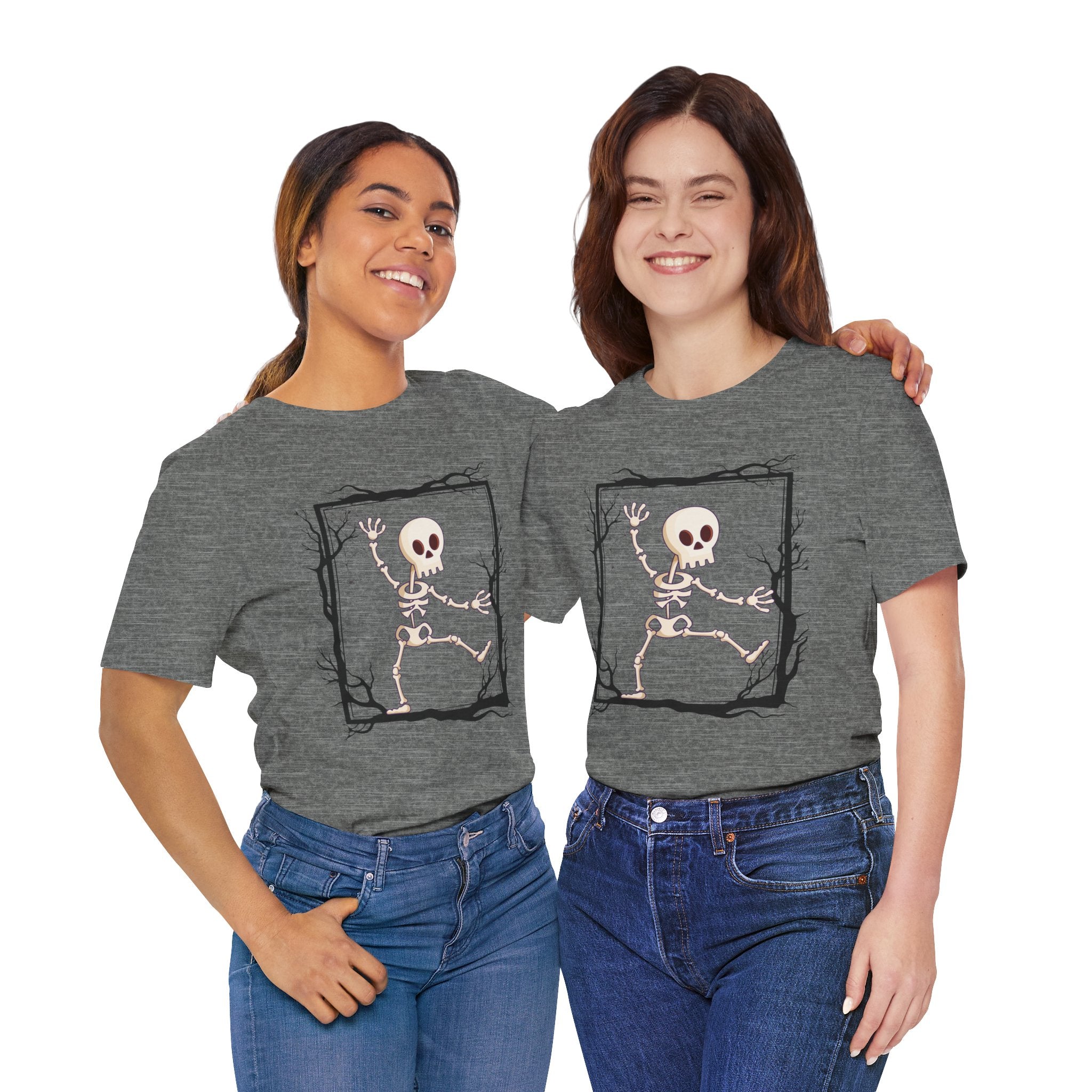Halloween Skeleton Graphic T-Shirt