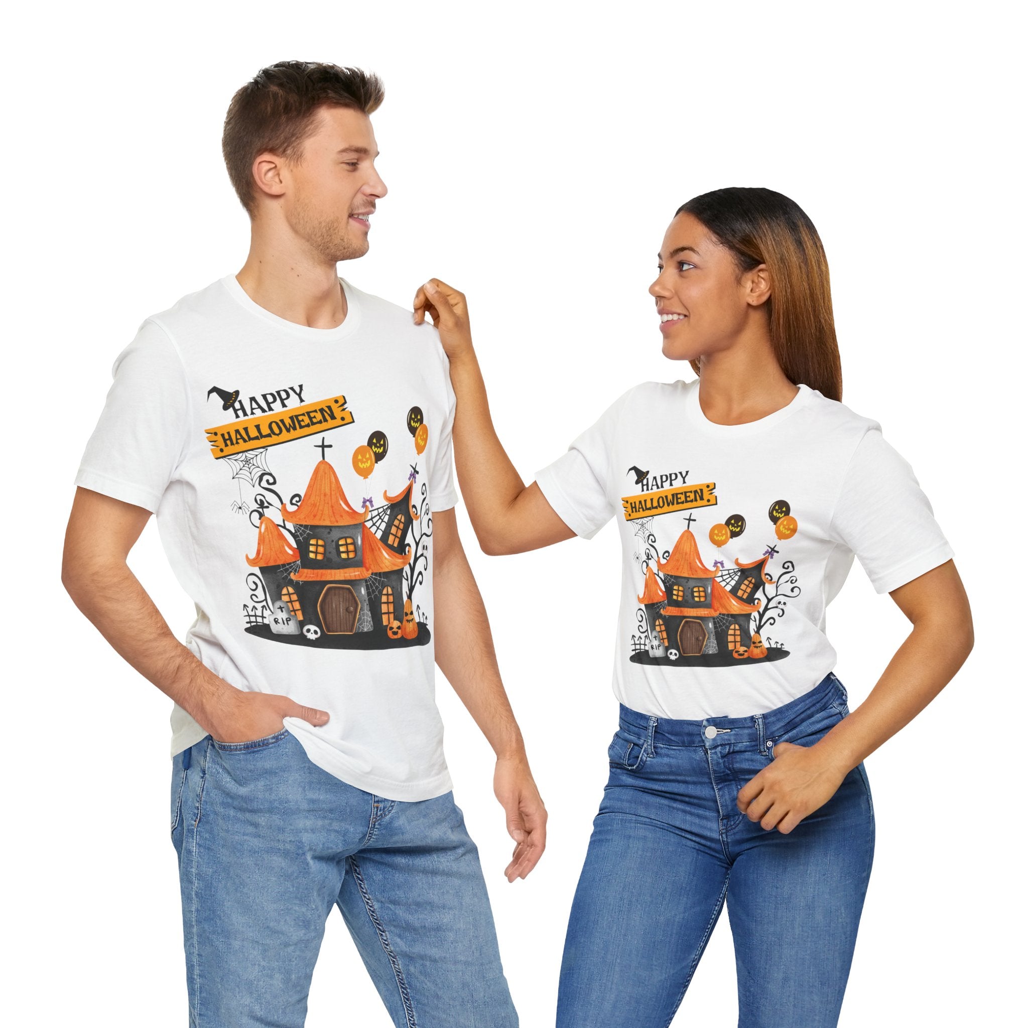 Halloween Haunted House - Unisex T-Shirt