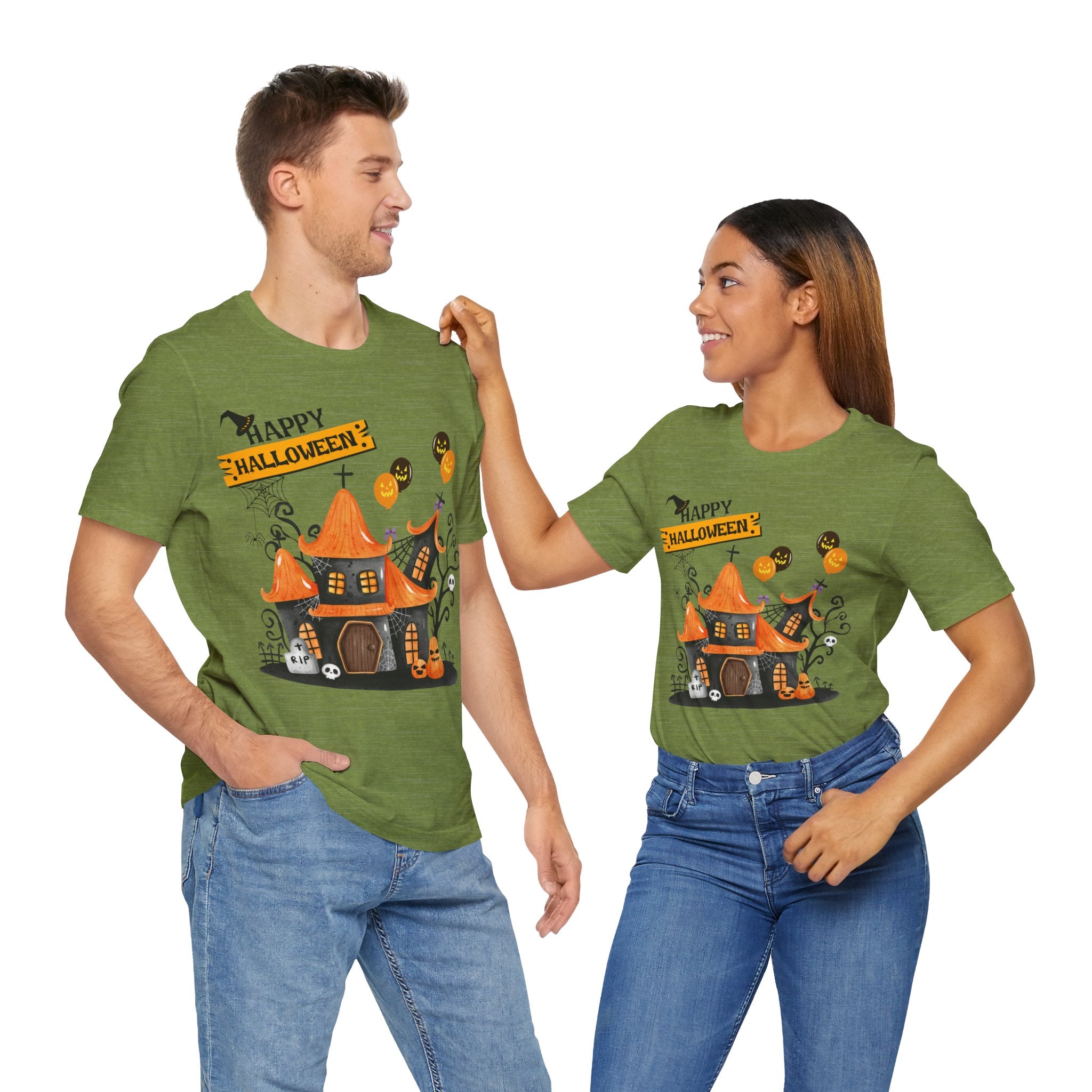 Halloween Haunted House - Unisex T-Shirt