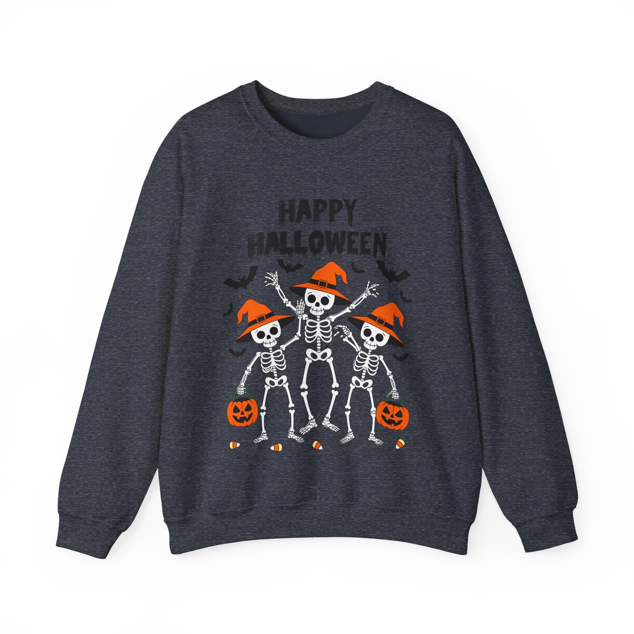 Halloween Sweatshirt - Cute Skeletons