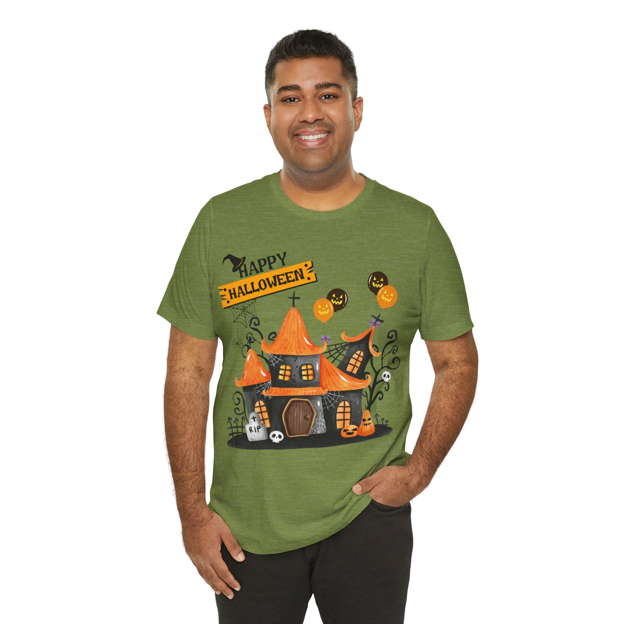 Halloween Haunted House - Unisex T-Shirt