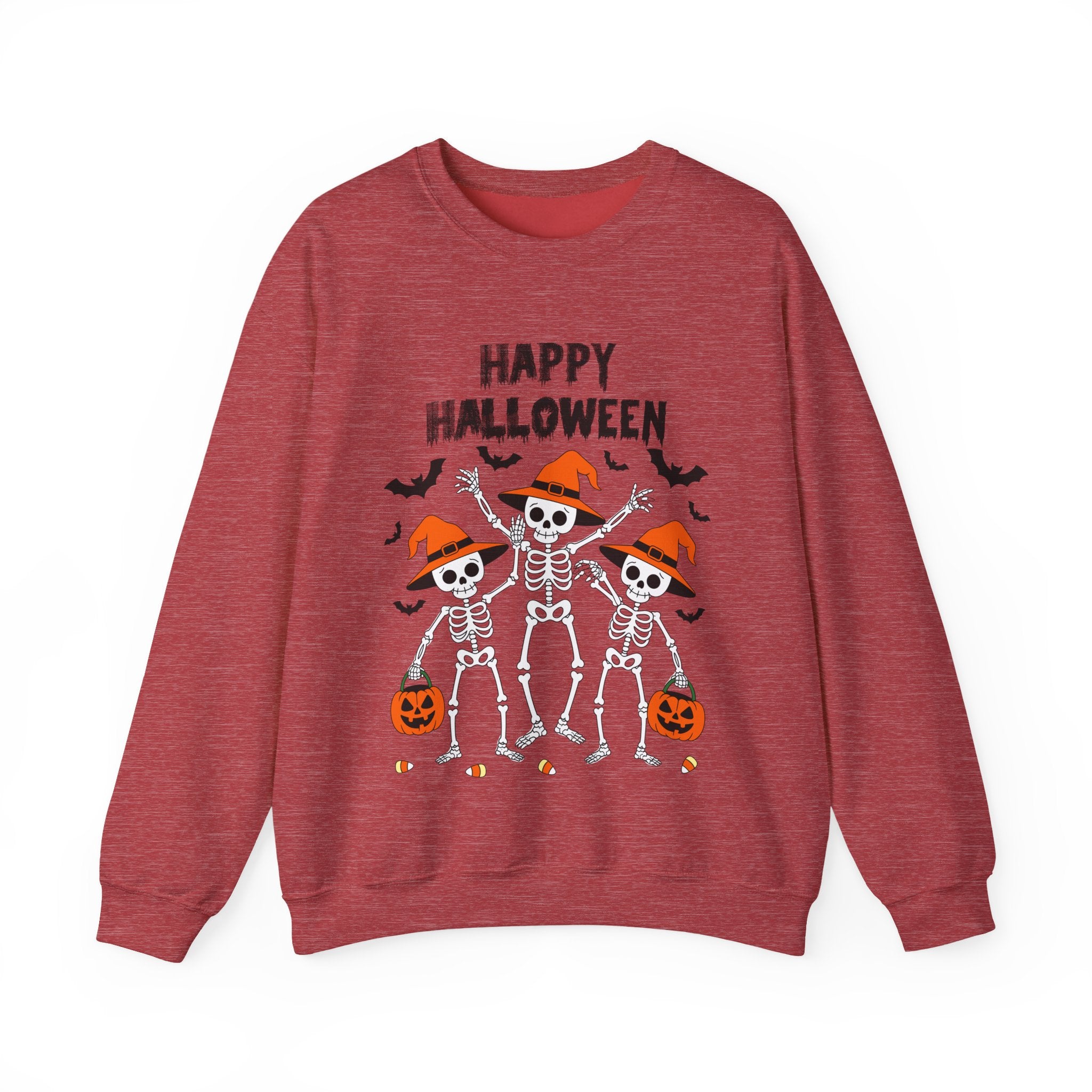 Halloween Sweatshirt - Cute Skeletons