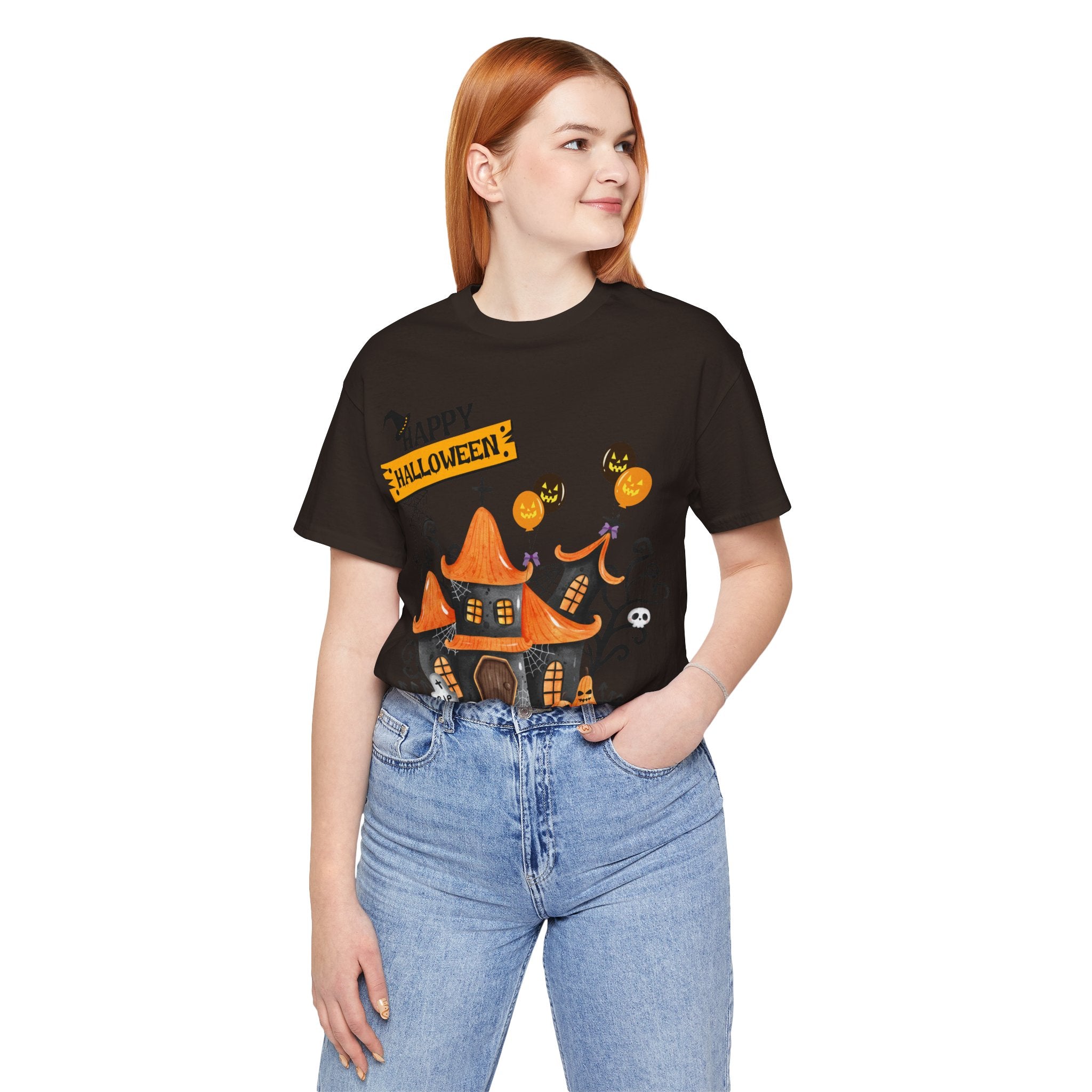 Halloween Haunted House - Unisex T-Shirt