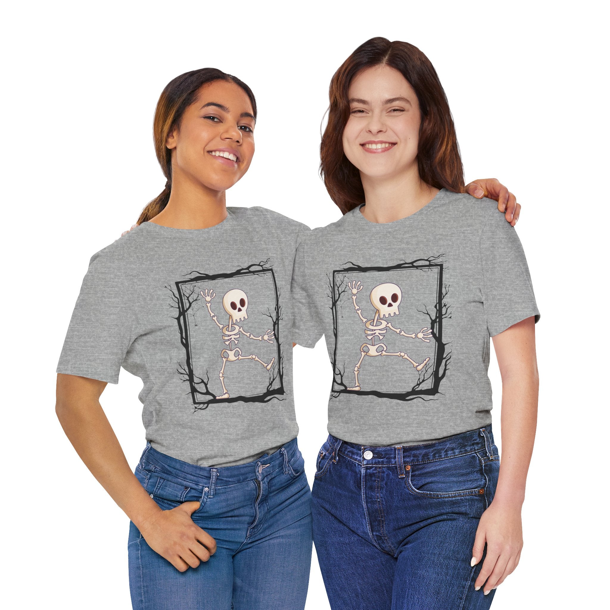 Halloween Skeleton Graphic T-Shirt