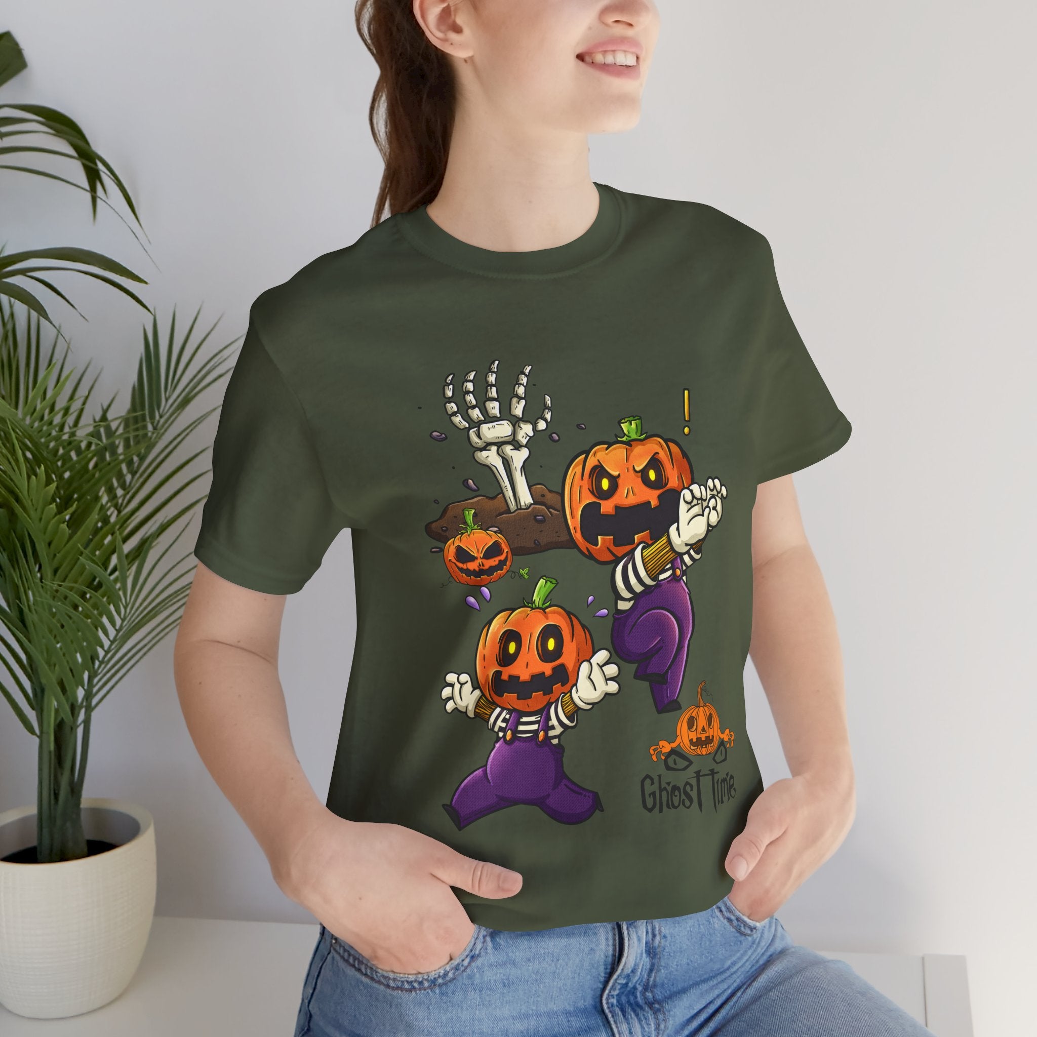 Spooky Pumpkin Graphic T-Shirt