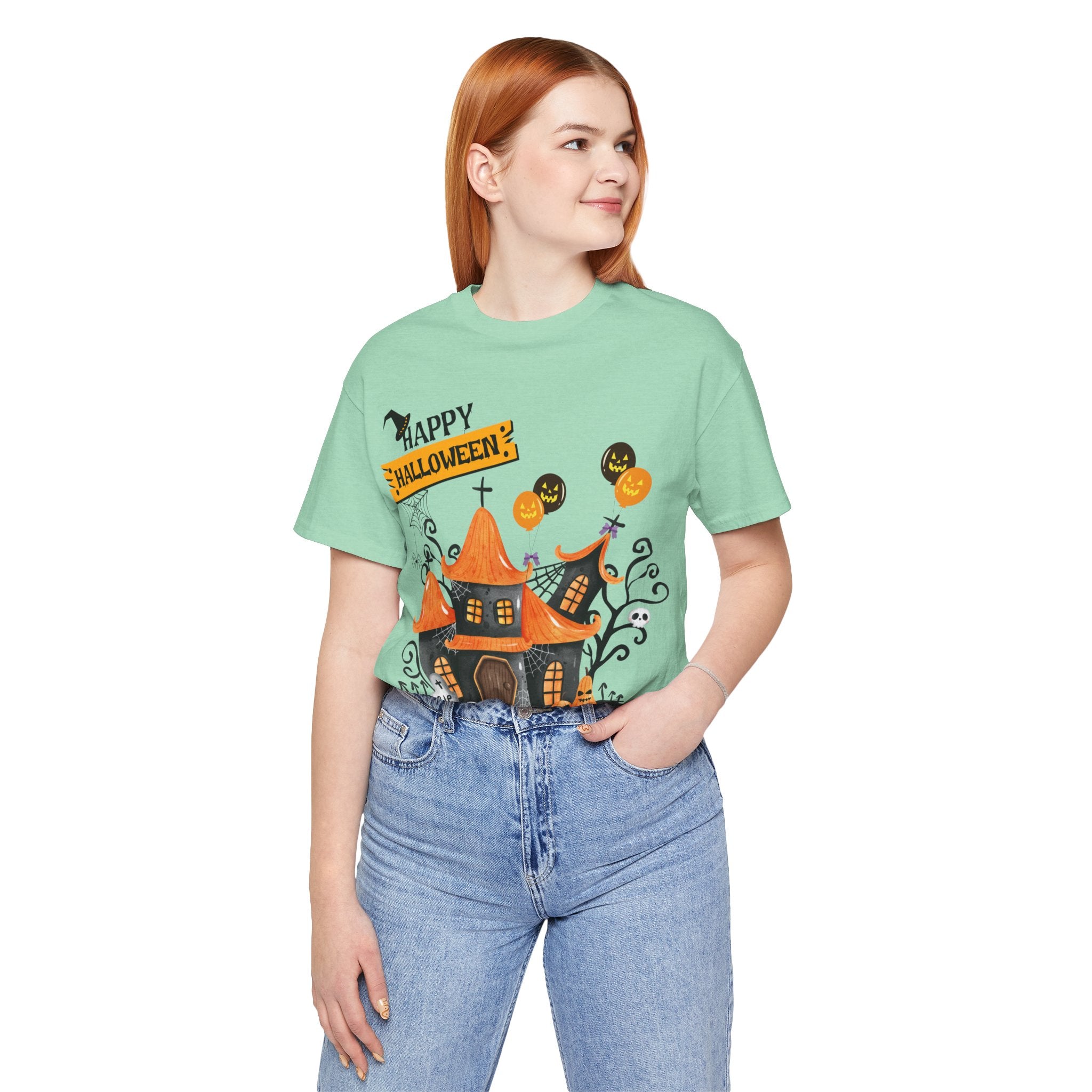 Halloween Haunted House - Unisex T-Shirt