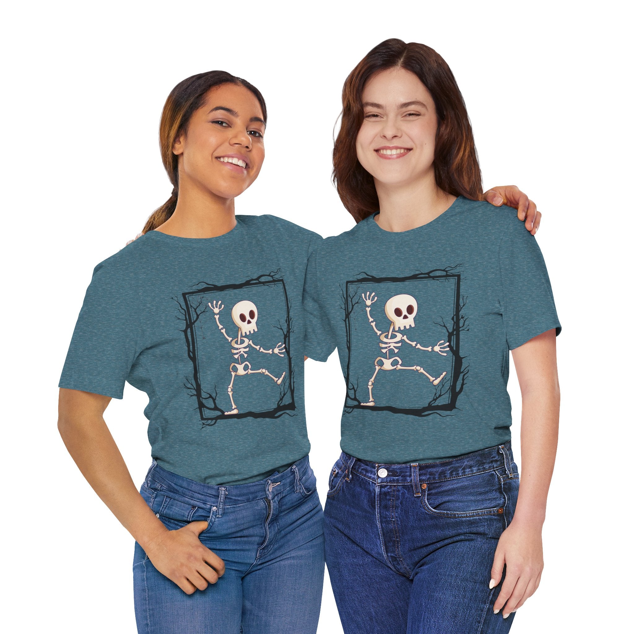 Halloween Skeleton Graphic T-Shirt